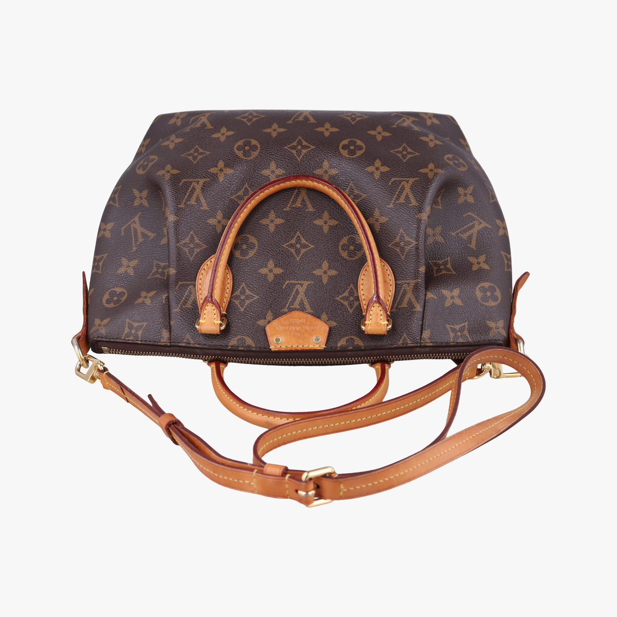 Pre-owned Louis Vuitton TURENNE MM Brown Monogram Canvas M48814 shoulderbag | stylenewstar