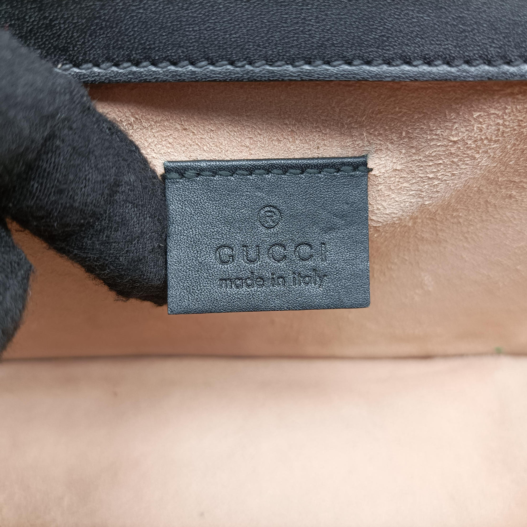 Pre-owned Gucci Dionysus Navy velour 499623 shoulderbag | stylenewstar