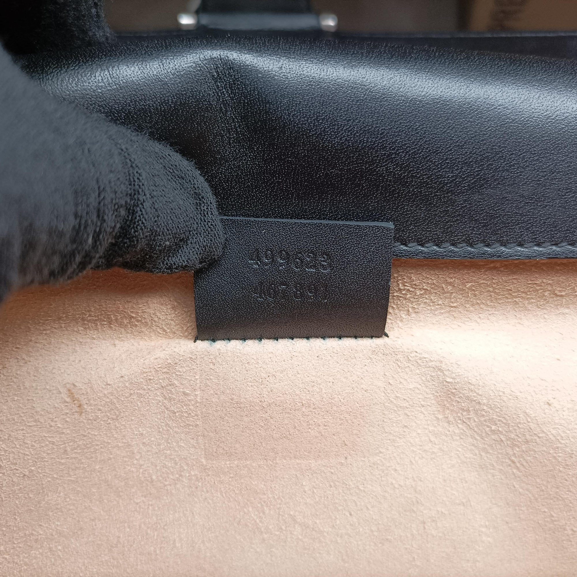 Pre-owned Gucci Dionysus Navy velour 499623 shoulderbag | stylenewstar
