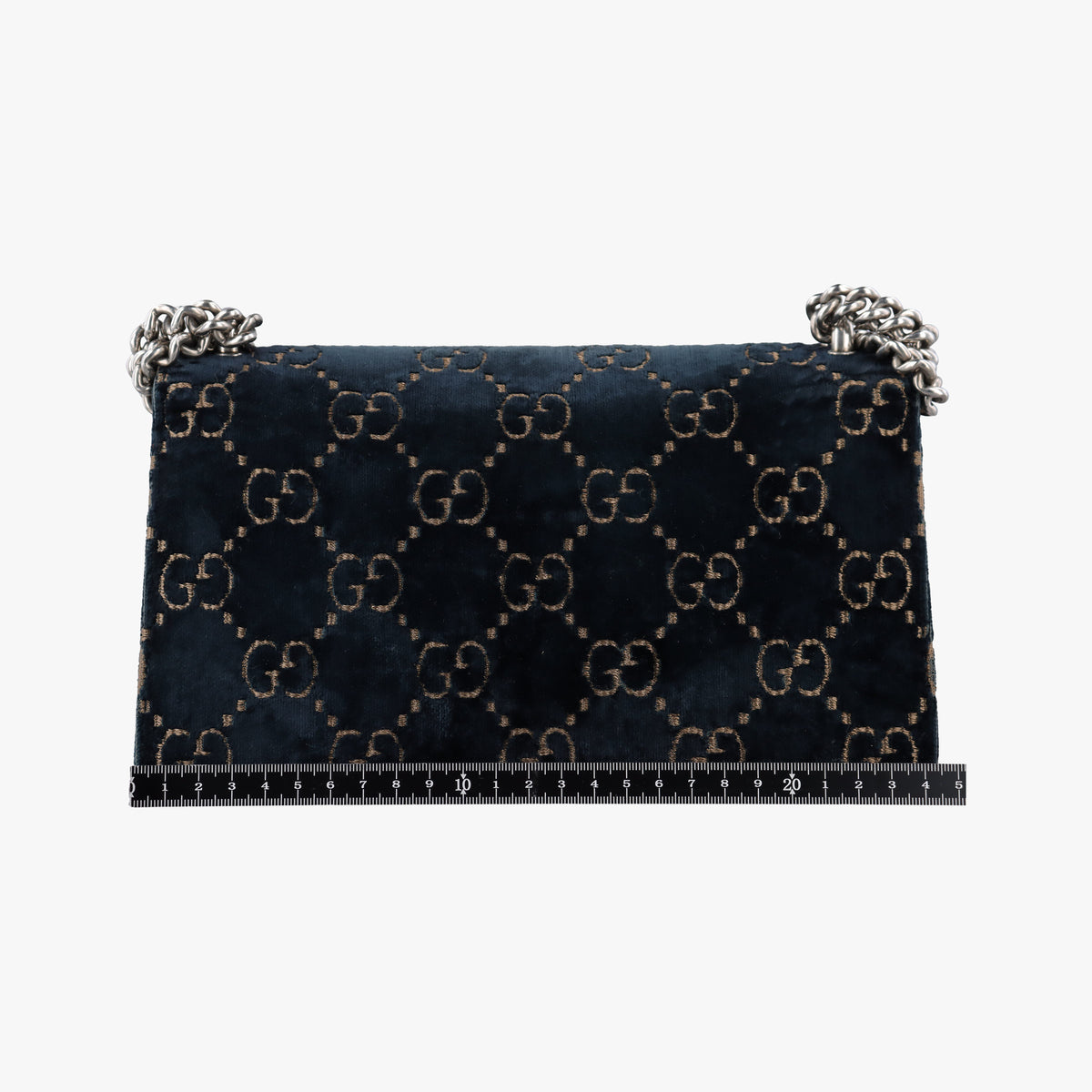 Pre-owned Gucci Dionysus Navy velour 499623 shoulderbag | stylenewstar