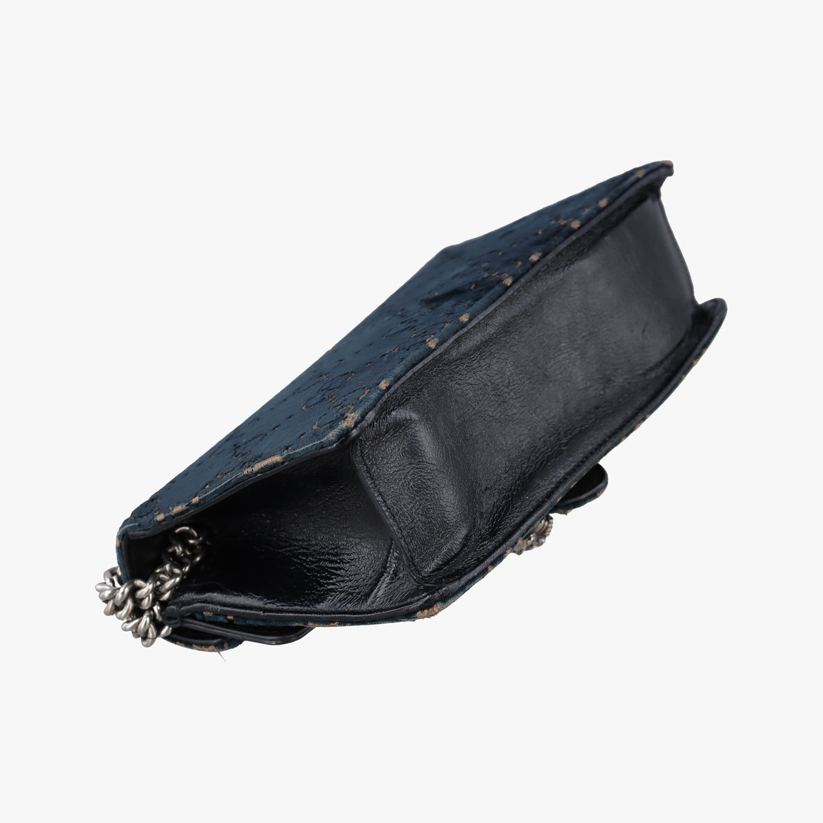 Pre-owned Gucci Dionysus Navy velour 499623 shoulderbag | stylenewstar