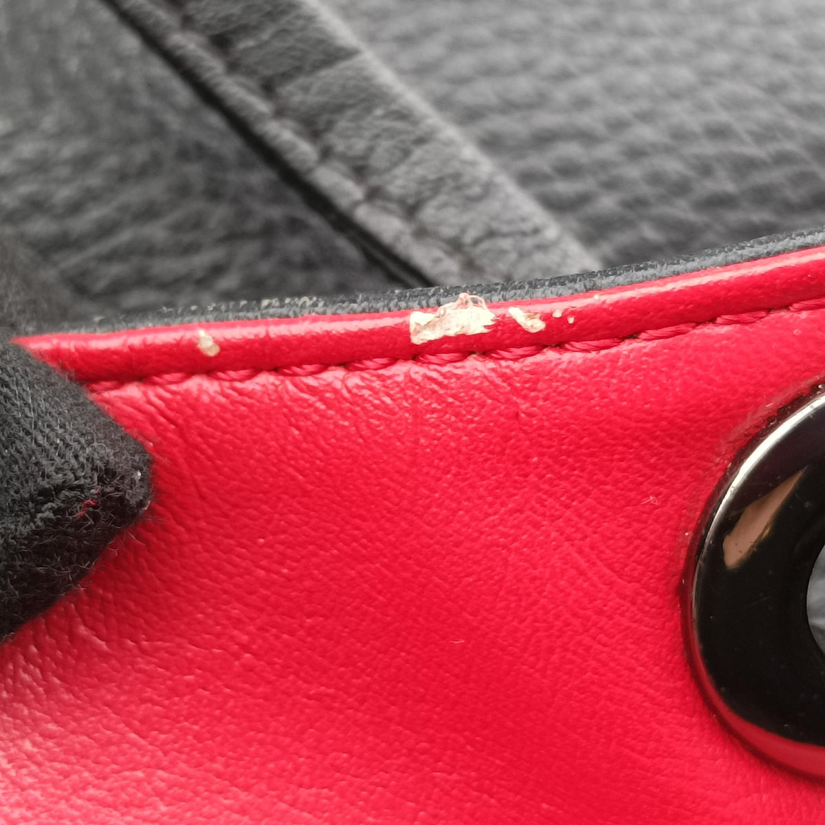 Pre-owned Christian Louboutin Explorafunk Black x Red leather  backpack/rucksack | stylenewstar
