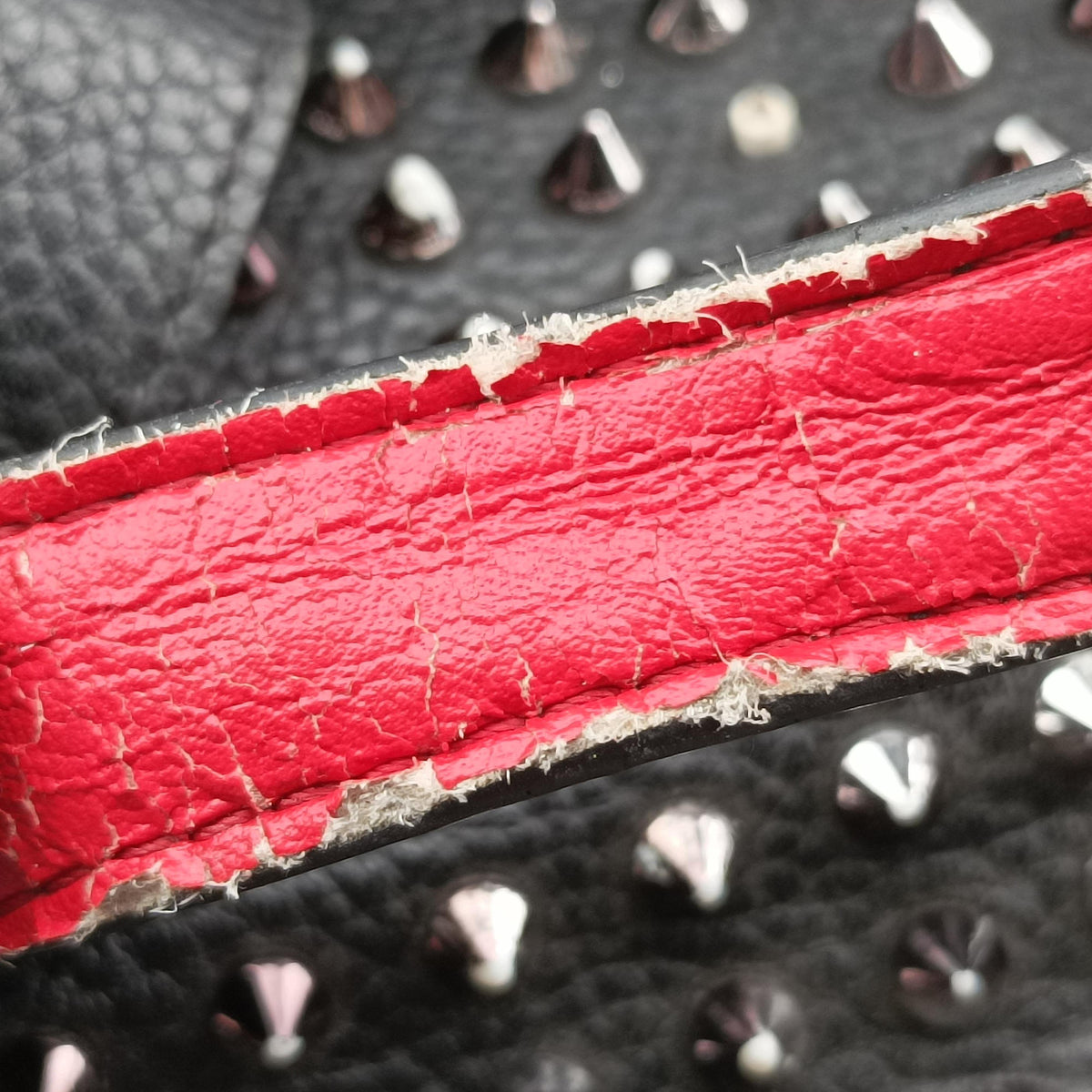 Pre-owned Christian Louboutin Explorafunk Black x Red leather  backpack/rucksack | stylenewstar