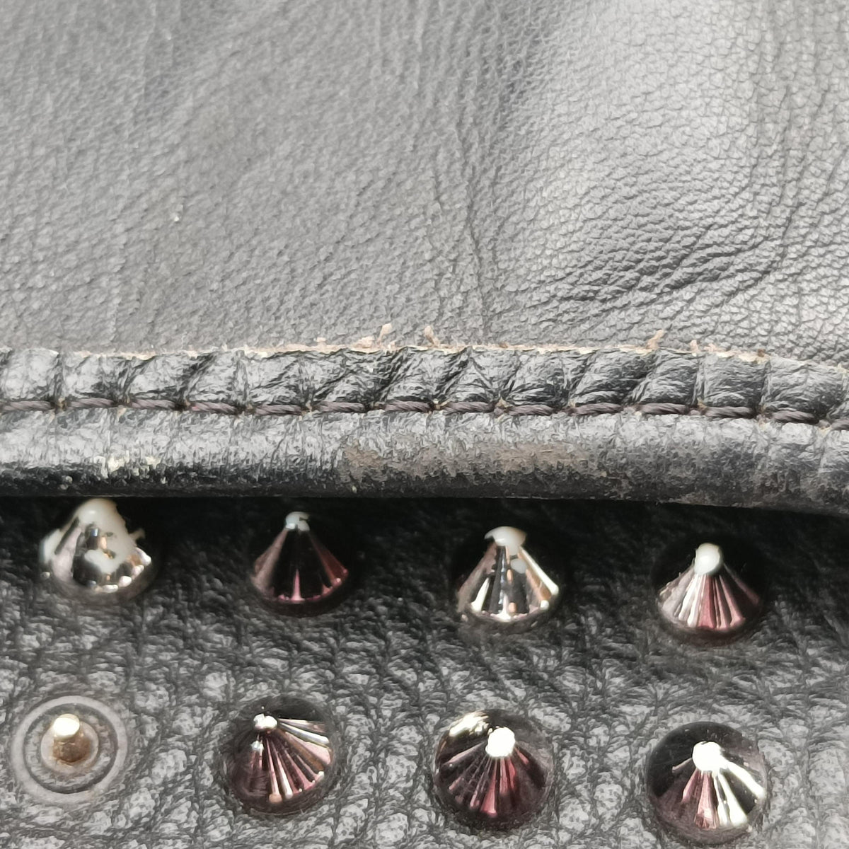 Pre-owned Christian Louboutin Explorafunk Black x Red leather  backpack/rucksack | stylenewstar