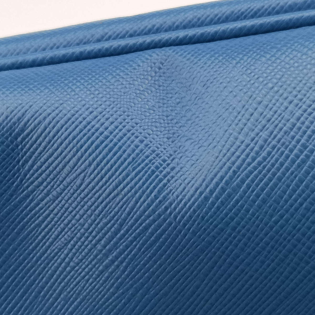 Pre-owned Prada Galleria Blue SAFFIANO Leather BN2274 handbag | stylenewstar