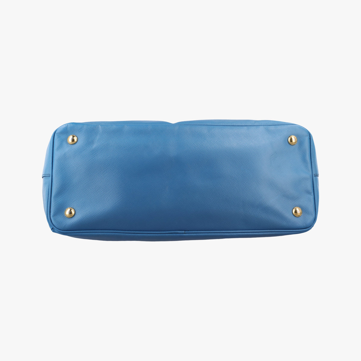 Pre-owned Prada Galleria Blue SAFFIANO Leather BN2274 handbag | stylenewstar