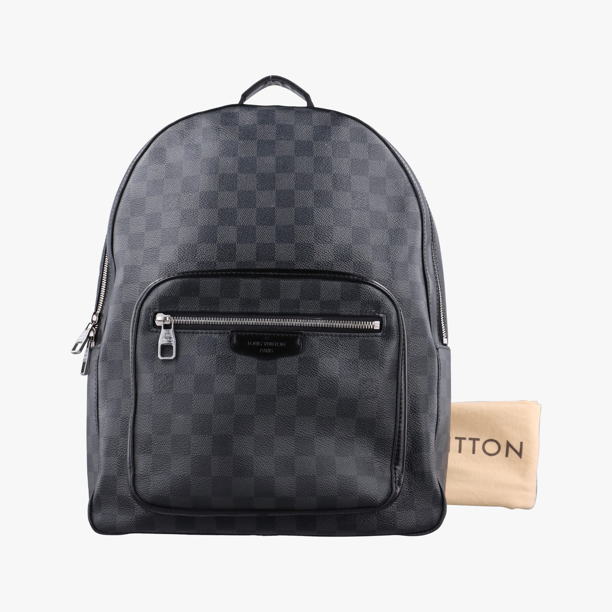 Pre-owned Louis Vuitton Josh Noir Damier Graphite N41473 backpack/rucksack | stylenewstar