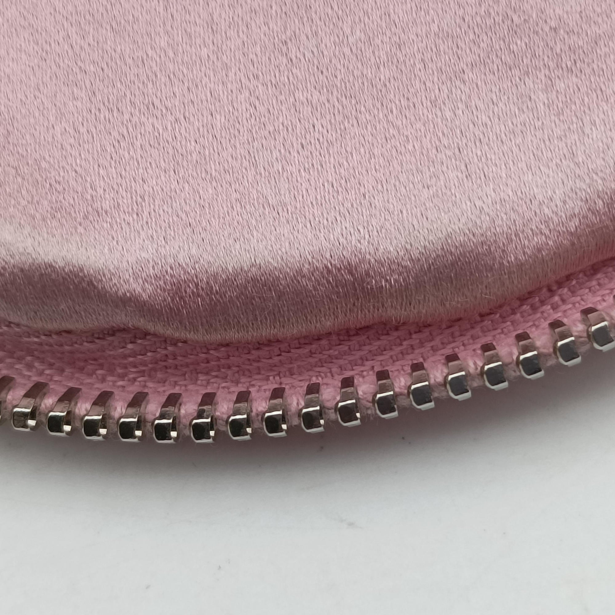 Pre-owned Prada crystal-embellished round Pink silk x Rhinestone 1NR003 shoulderbag | stylenewstar