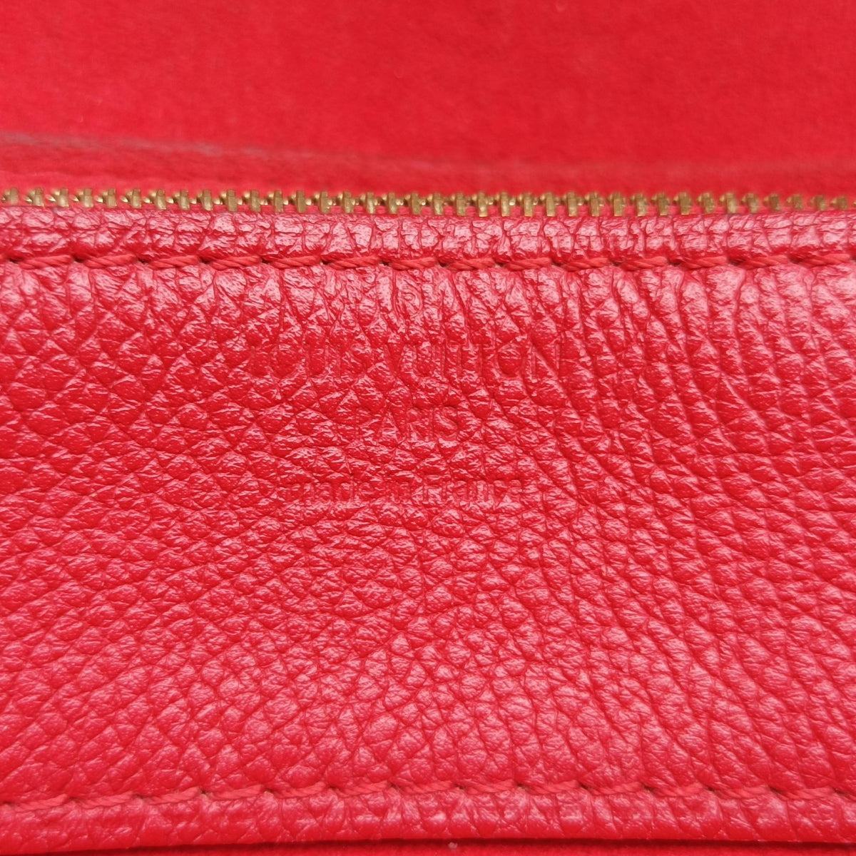 Pre-owned Louis Vuitton PALLAS Chain Brown×CERISE Monogram Canvas×calf leather M41201 shoulderbag | stylenewstar
