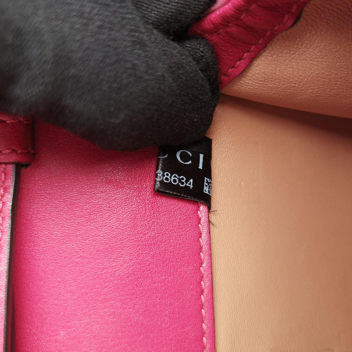 Pre-owned Gucci Broadway Pink velour 489218 shoulderbag | stylenewstar