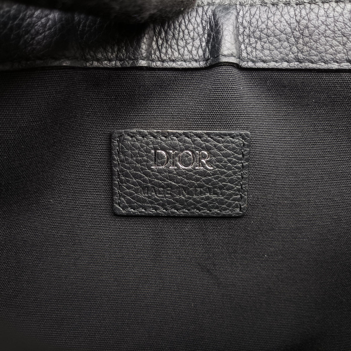 Pre-owned Christian Dior Saddle Black Jacquard  shoulderbag | stylenewstar