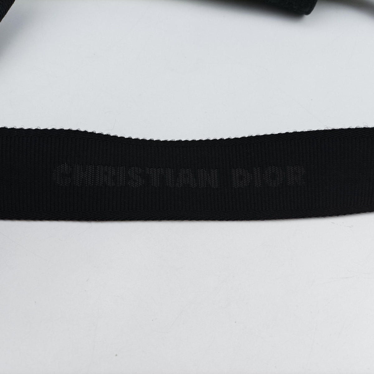Pre-owned Christian Dior Saddle Black Jacquard  shoulderbag | stylenewstar