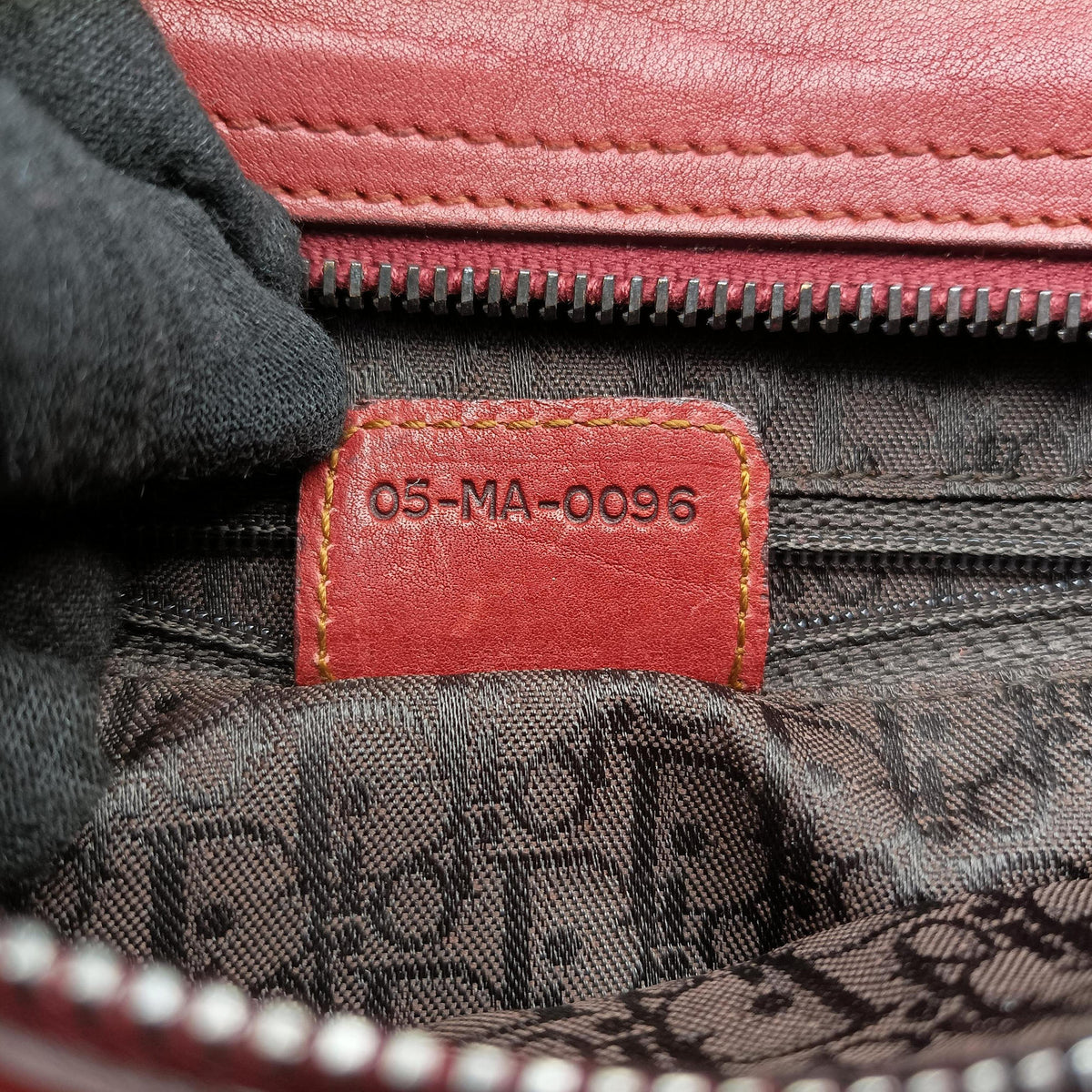 Pre-owned Christian Dior Gaucho Red Leather  shoulderbag | stylenewstar