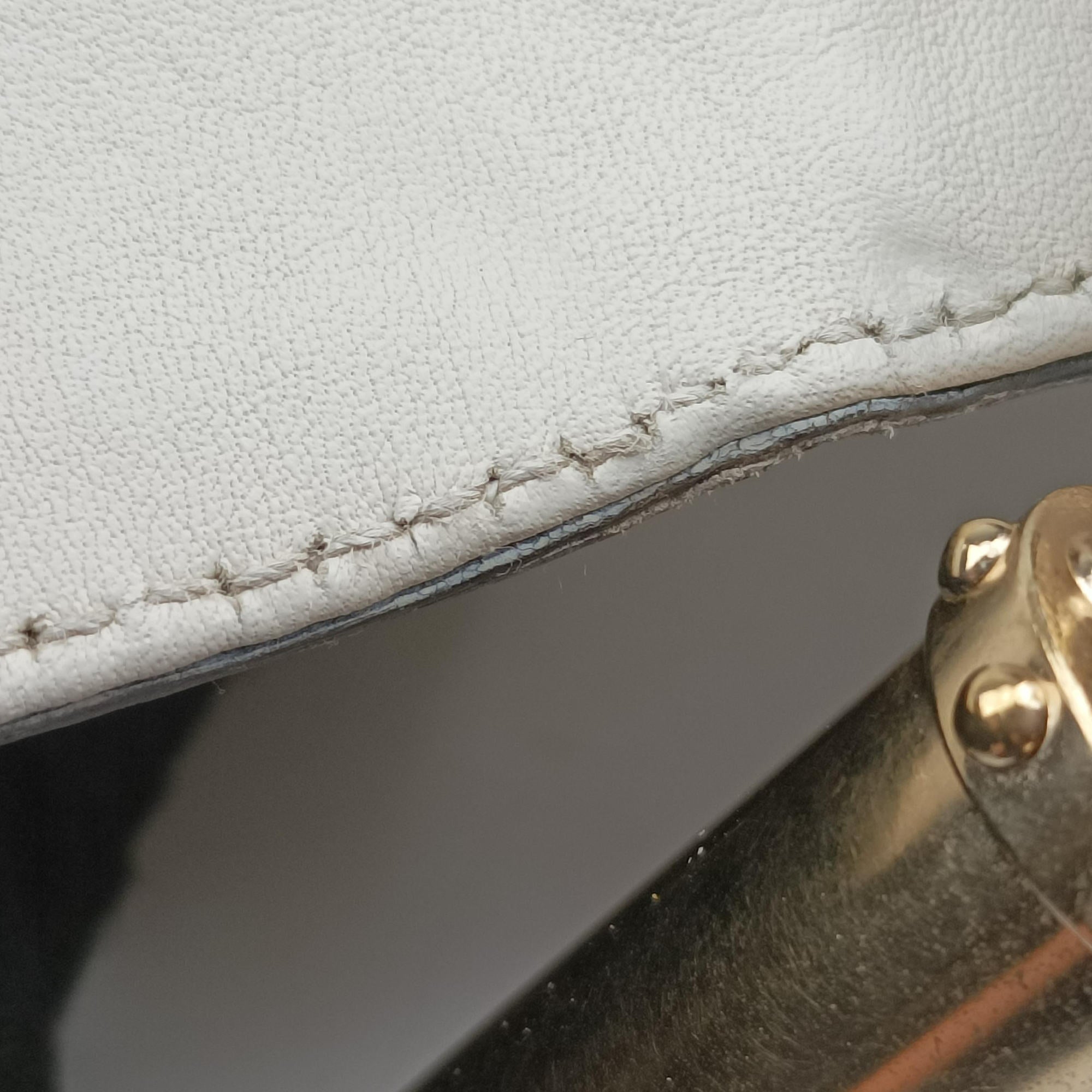 Pre-owned Gucci Dialux Britt Hobo White Leather 167733 shoulderbag | stylenewstar