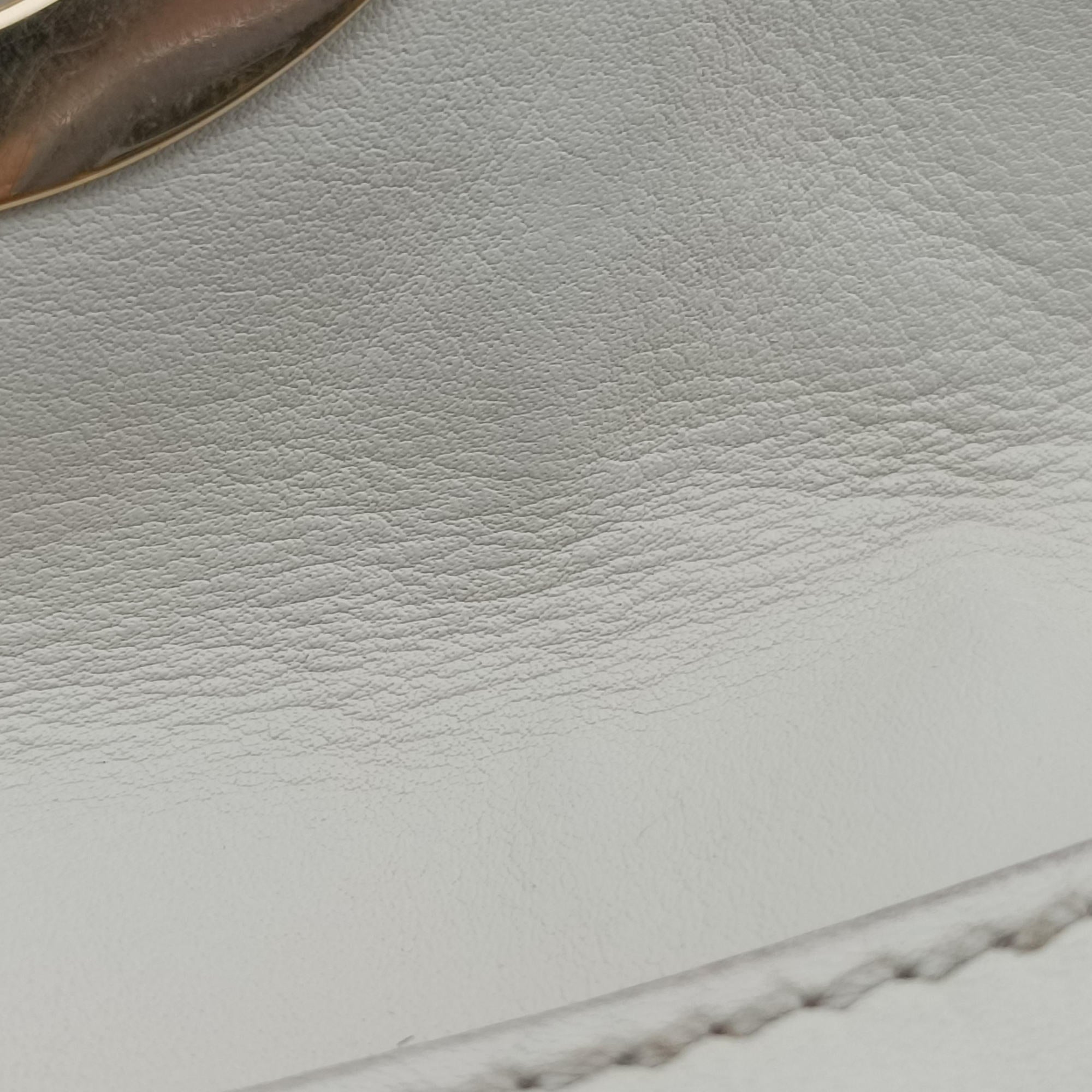 Pre-owned Gucci Dialux Britt Hobo White Leather 167733 shoulderbag | stylenewstar
