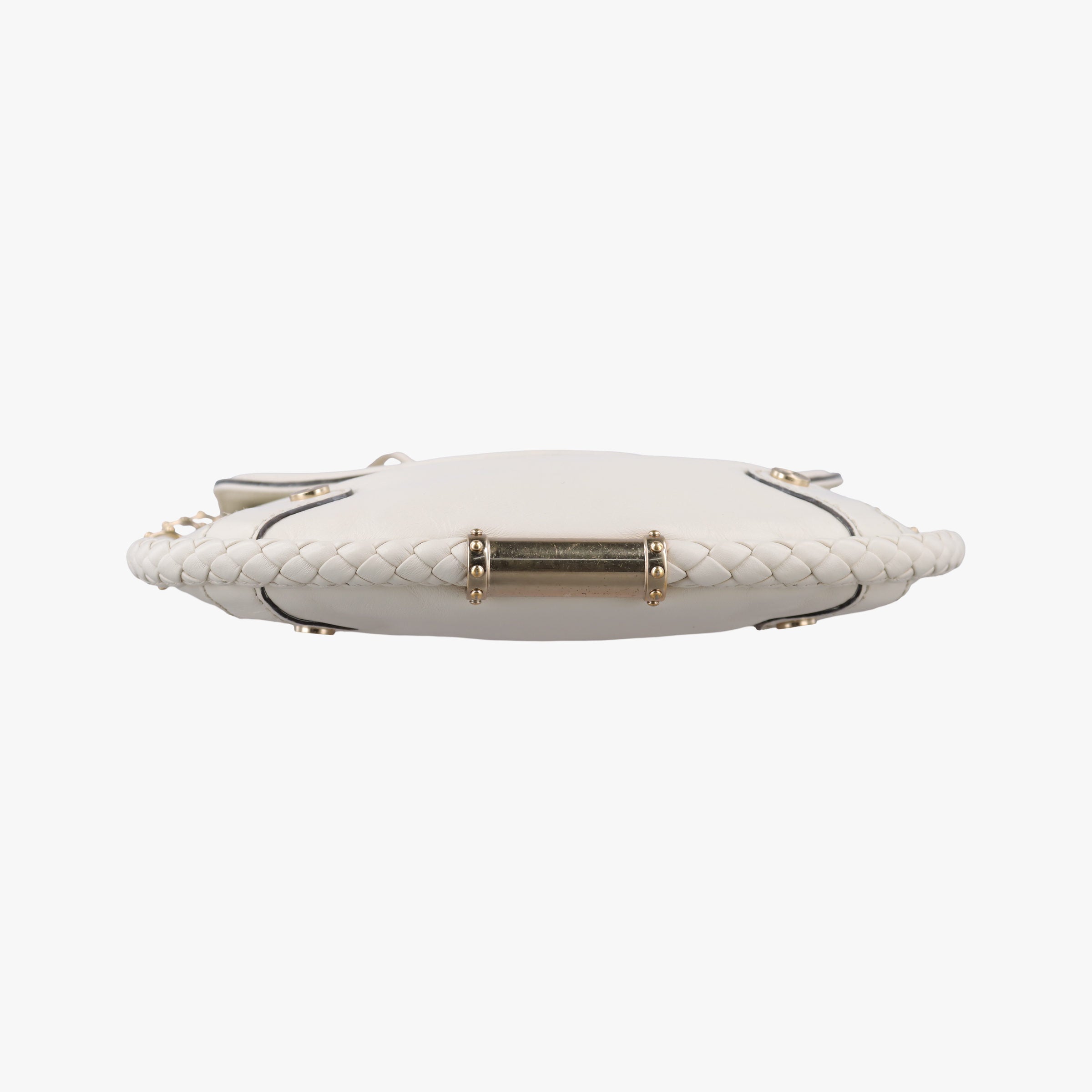Pre-owned Gucci Dialux Britt Hobo White Leather 167733 shoulderbag | stylenewstar