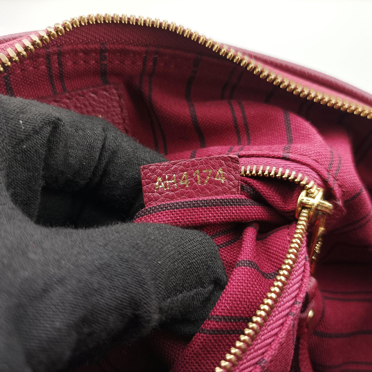 Pre-owned Louis Vuitton Speedy Bandouliere 25 Aurore Monogram Empreinte M40764 shoulderbag | stylenewstar