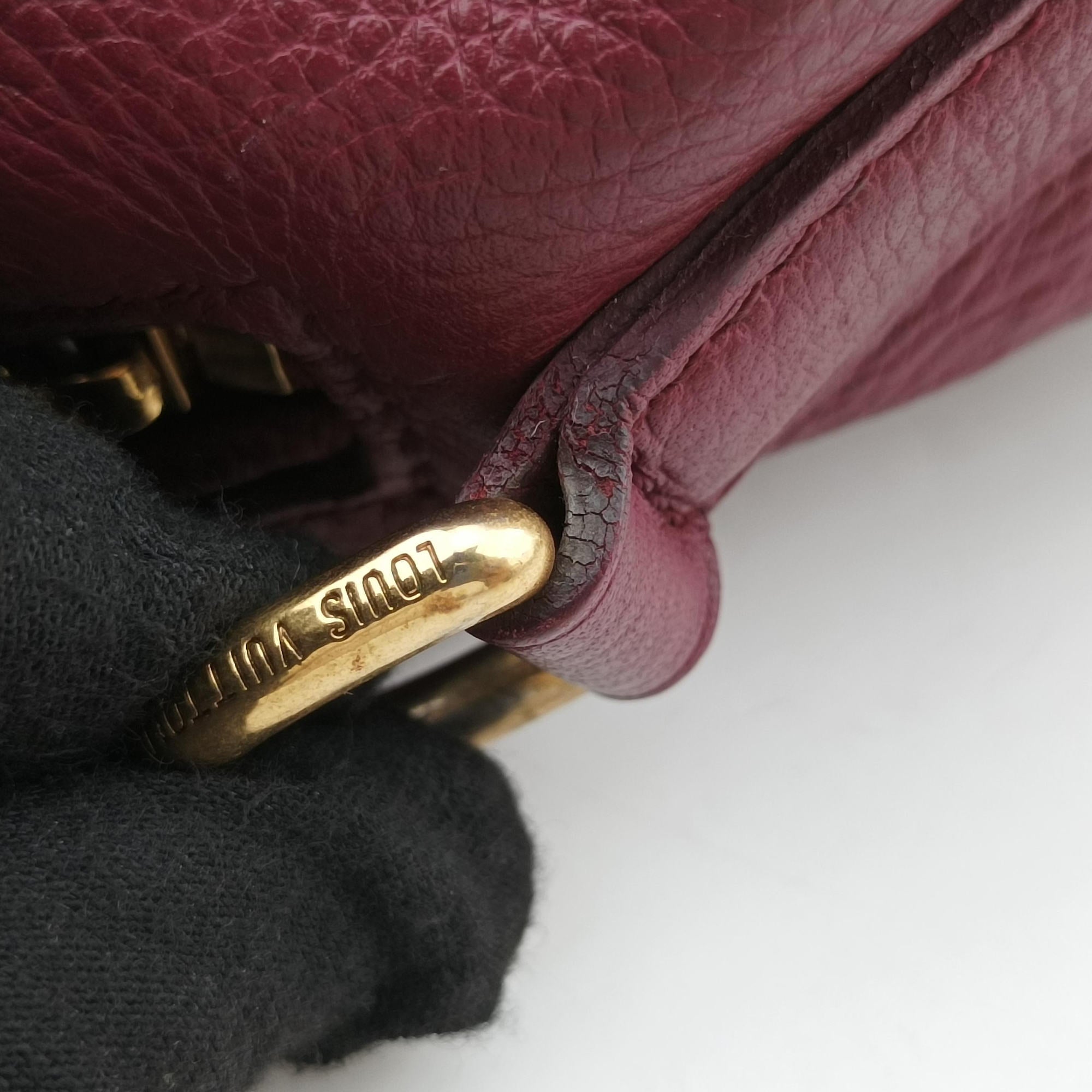 Pre-owned Louis Vuitton Speedy Bandouliere 25 Aurore Monogram Empreinte M40764 shoulderbag | stylenewstar