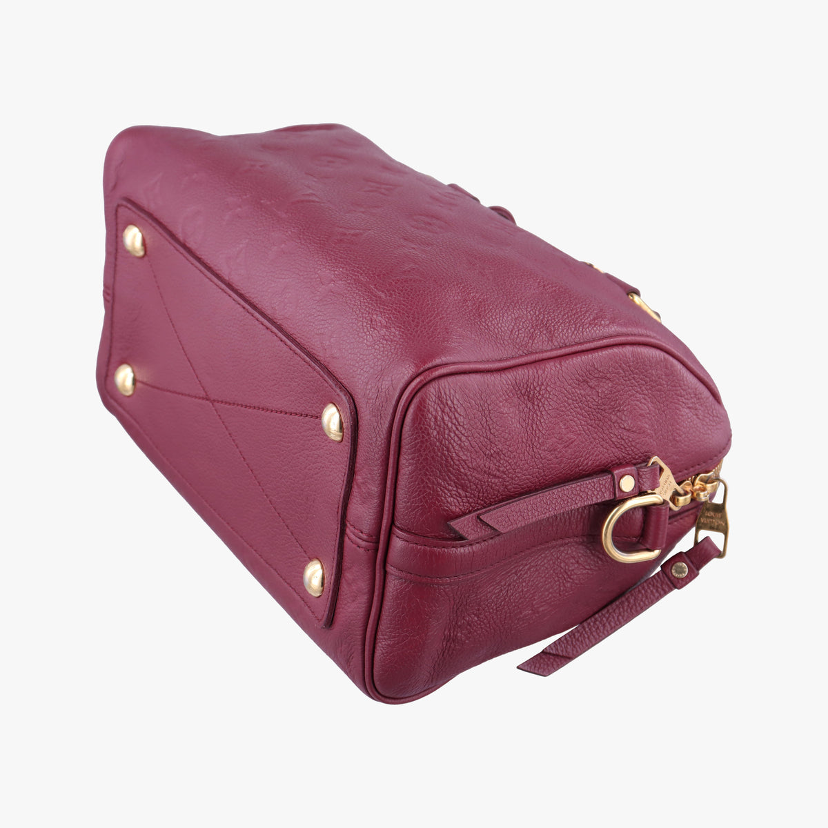 Pre-owned Louis Vuitton Speedy Bandouliere 25 Aurore Monogram Empreinte M40764 shoulderbag | stylenewstar