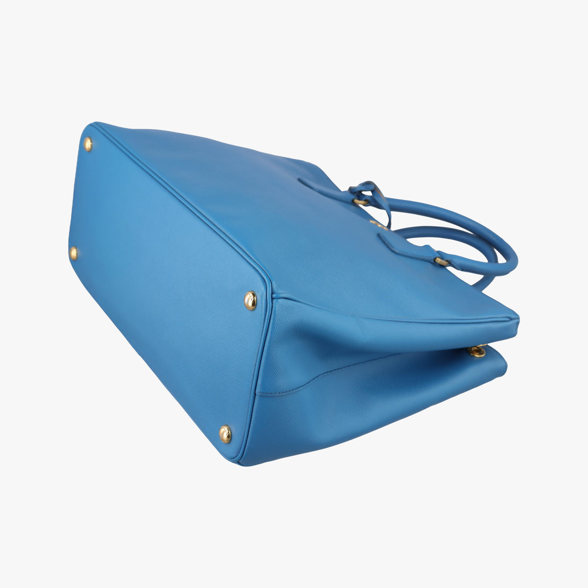 Vintage Prada Galleria Blue SAFFIANO Leather BN1786 handbag | stylenewstar