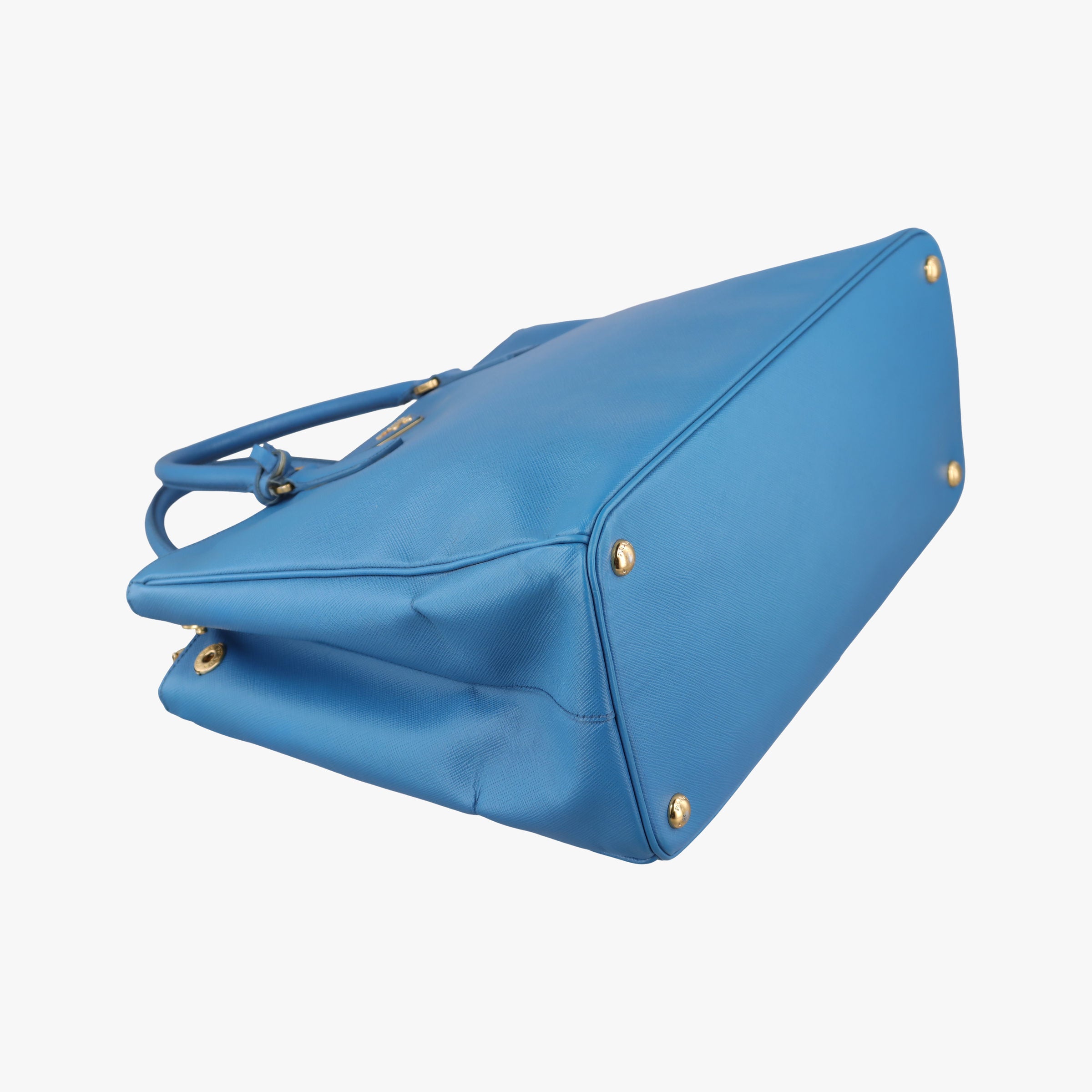 Vintage Prada Galleria Blue SAFFIANO Leather BN1786 handbag | stylenewstar