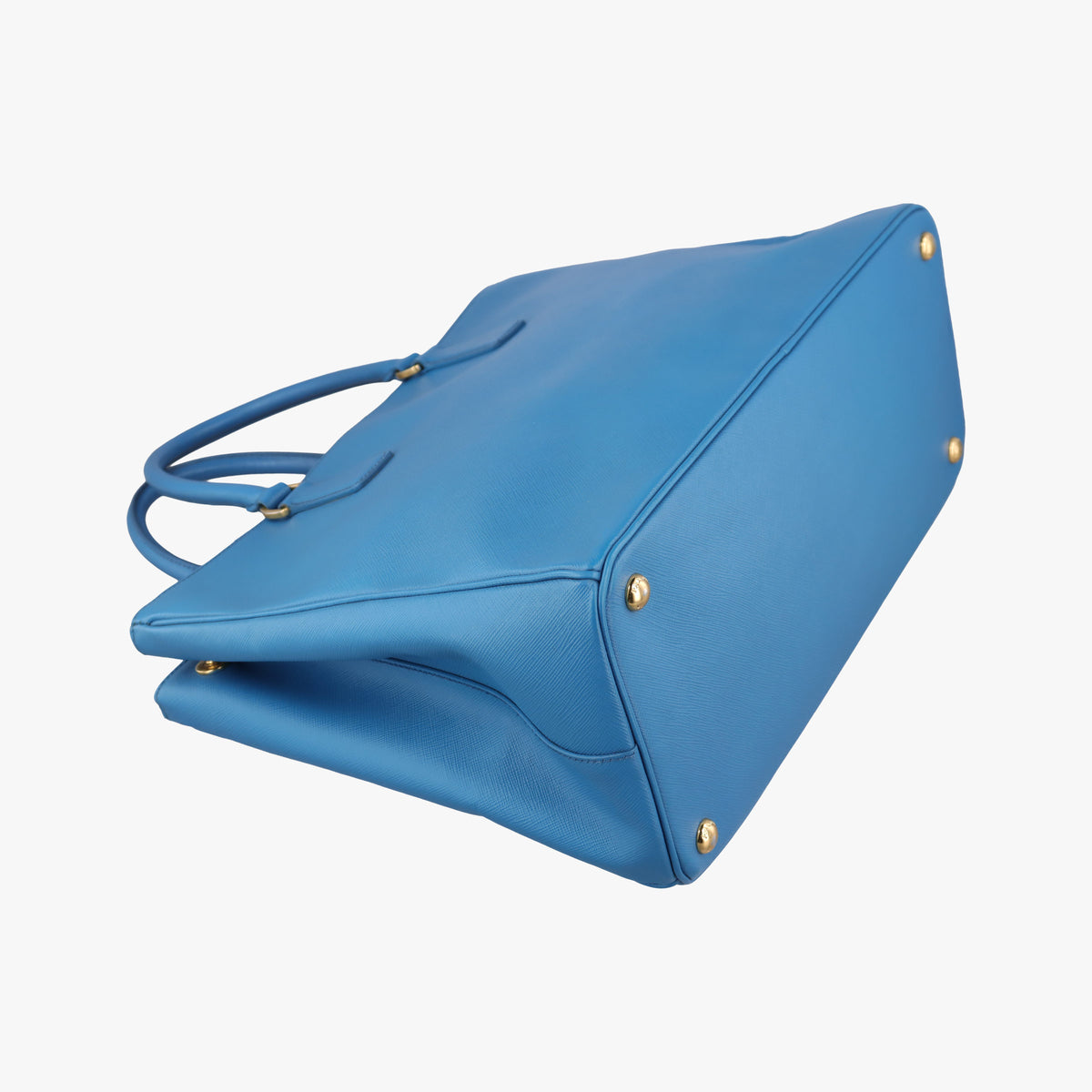 Vintage Prada Galleria Blue SAFFIANO Leather BN1786 handbag | stylenewstar