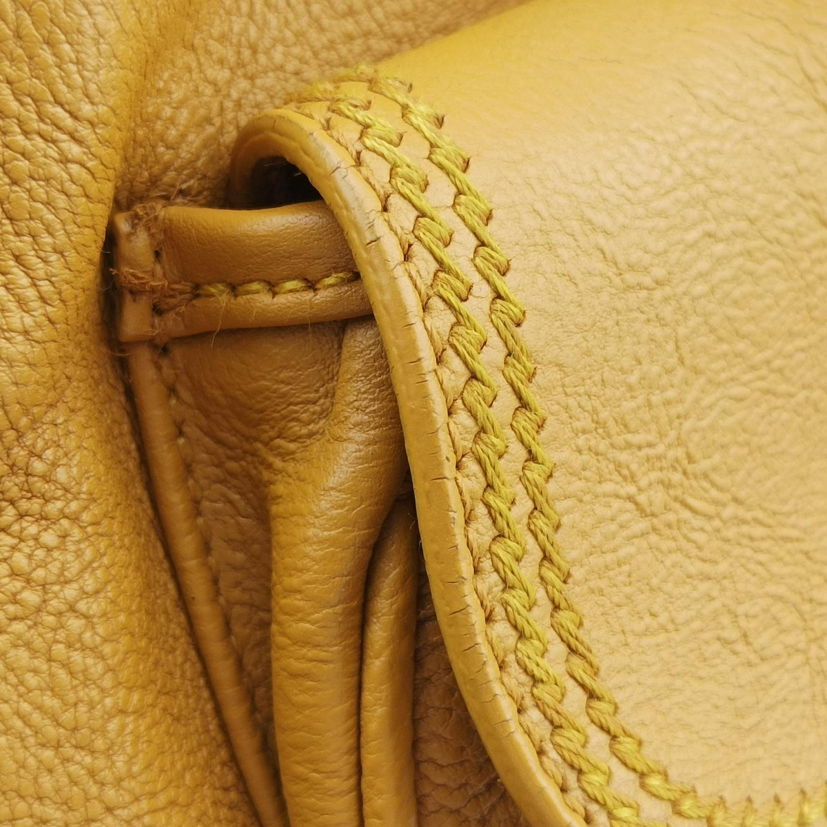 Pre-owned Christian Dior Detective Yellow leather  handbag | stylenewstar