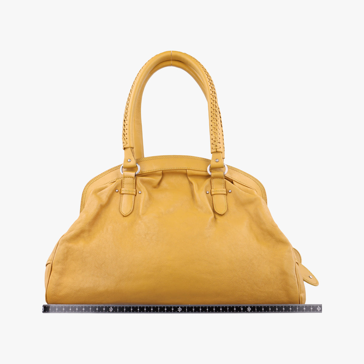 Pre-owned Christian Dior Detective Yellow leather  handbag | stylenewstar