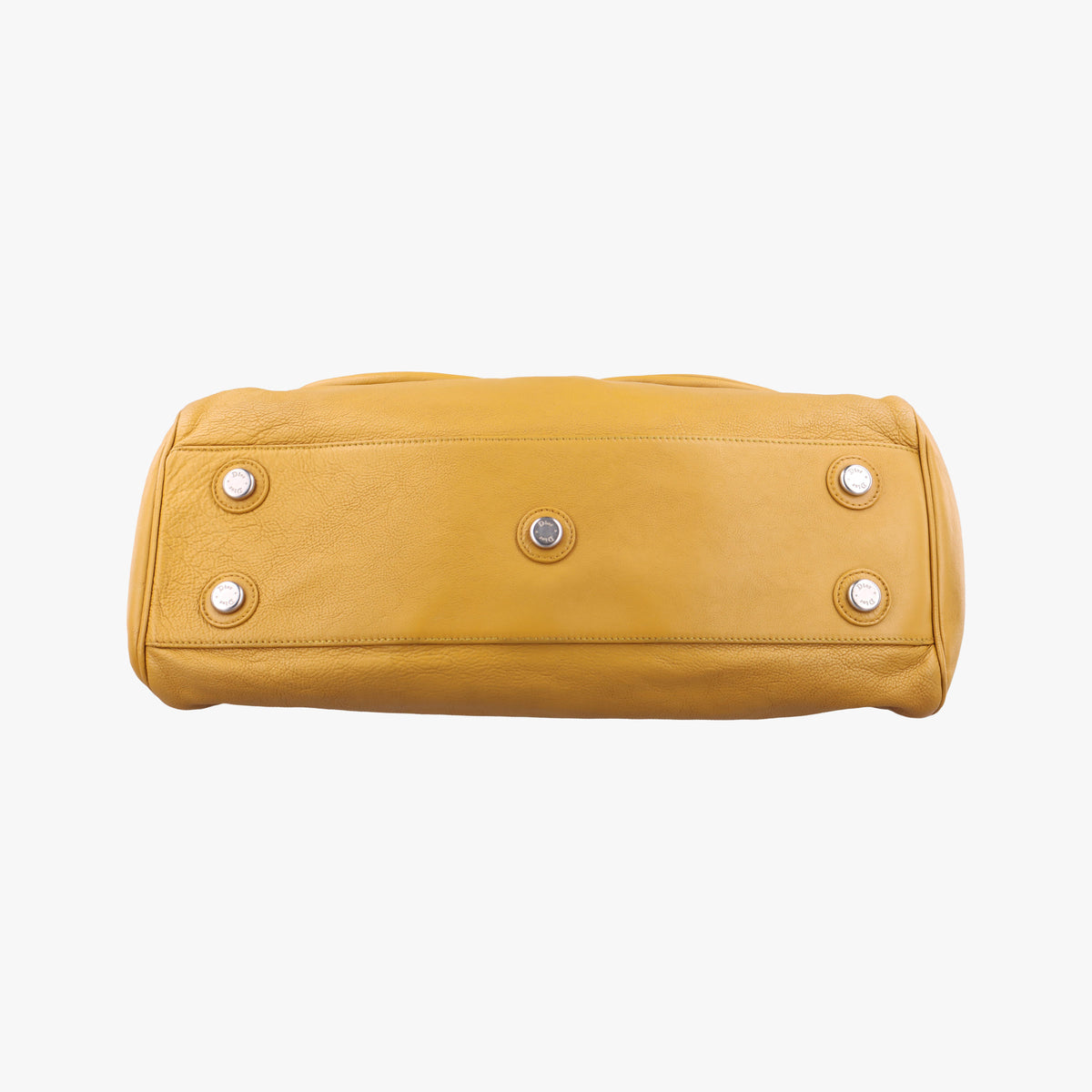 Pre-owned Christian Dior Detective Yellow leather  handbag | stylenewstar