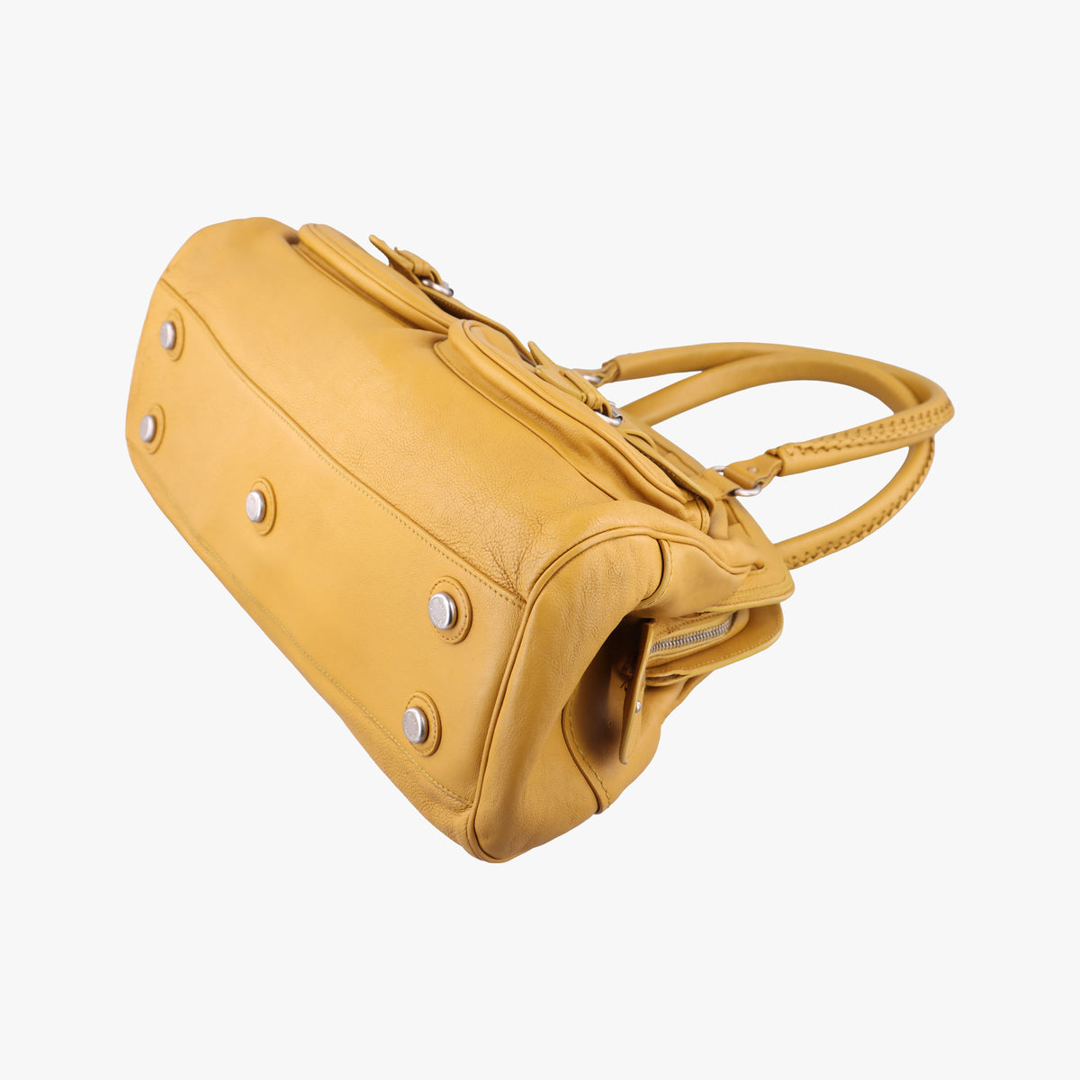 Pre-owned Christian Dior Detective Yellow leather  handbag | stylenewstar
