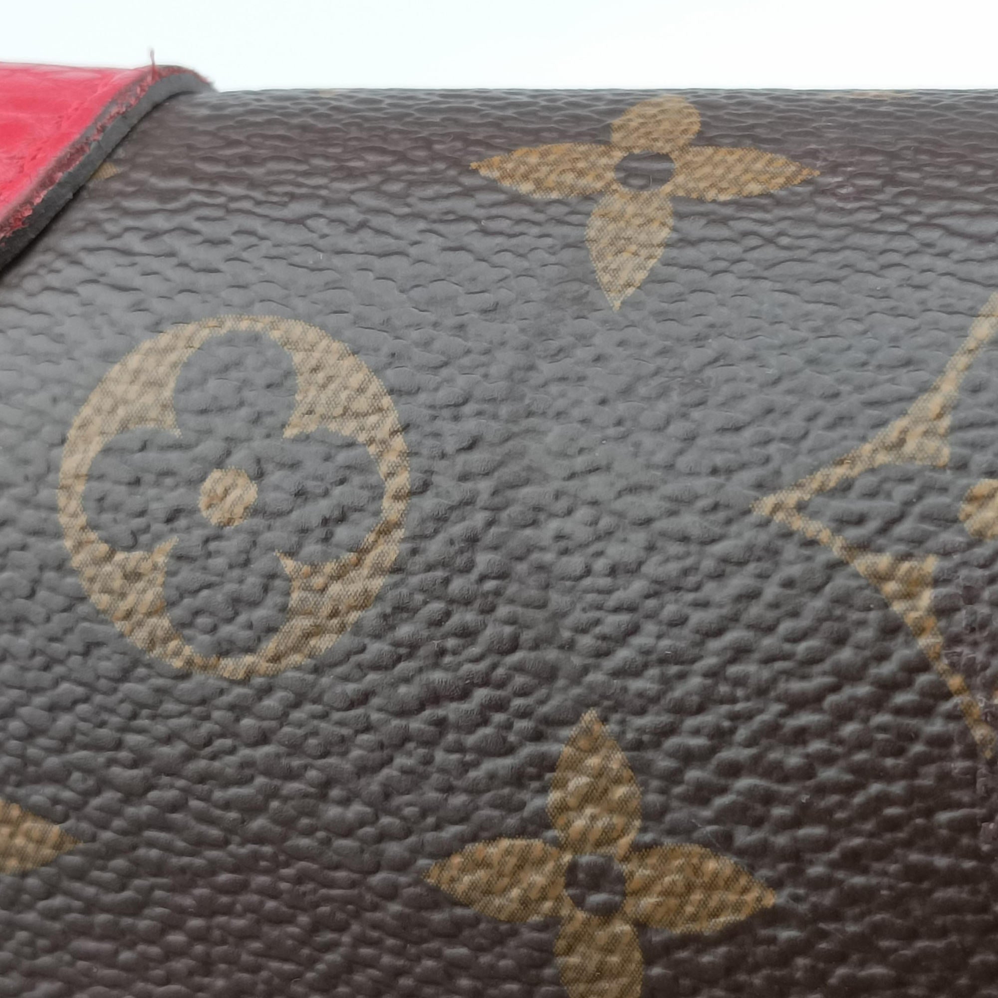 Vintage Louis Vuitton RETIRO PM brown×CERISE Monogram Canvas×calf leather M40546 shoulderbag | stylenewstar