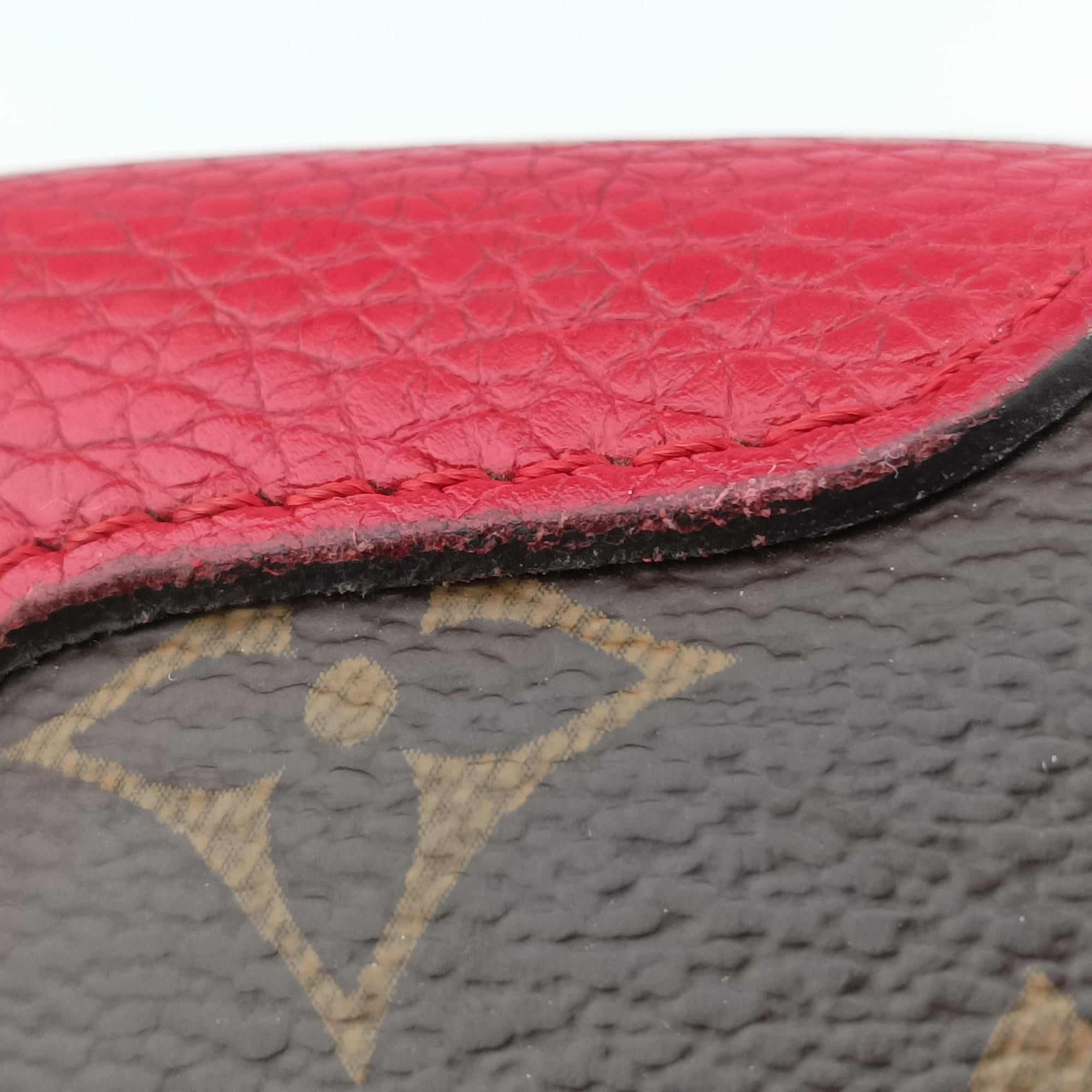Vintage Louis Vuitton RETIRO PM brown×CERISE Monogram Canvas×calf leather M40546 shoulderbag | stylenewstar
