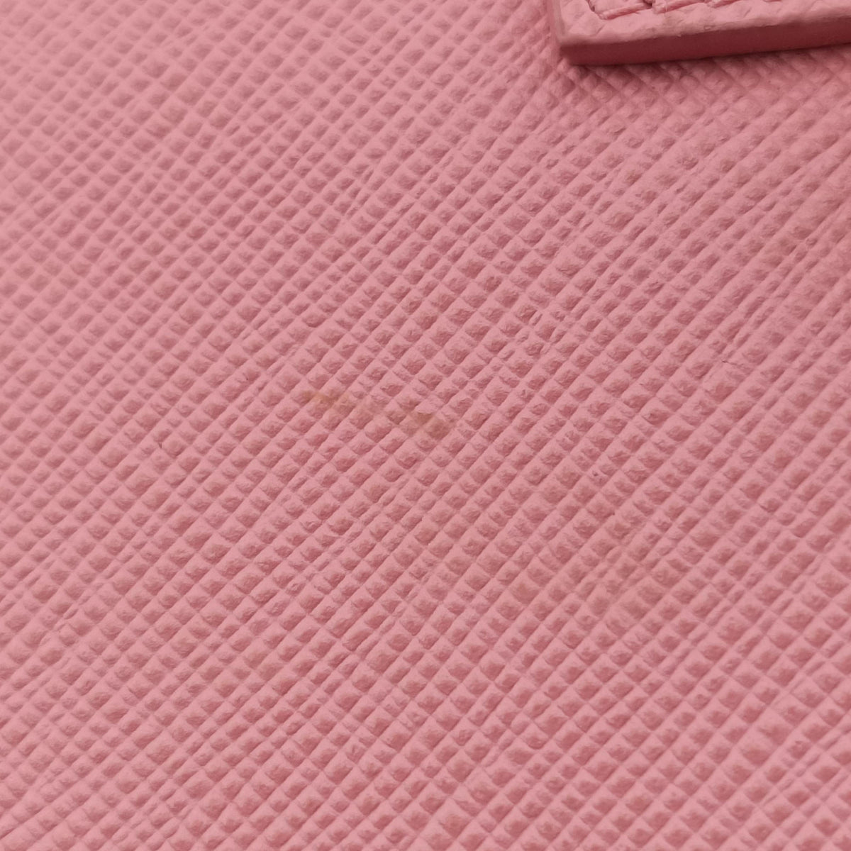 Pre-owned Prada Phone Pouch Pink Saffiano Leather  shoulderbag | stylenewstar