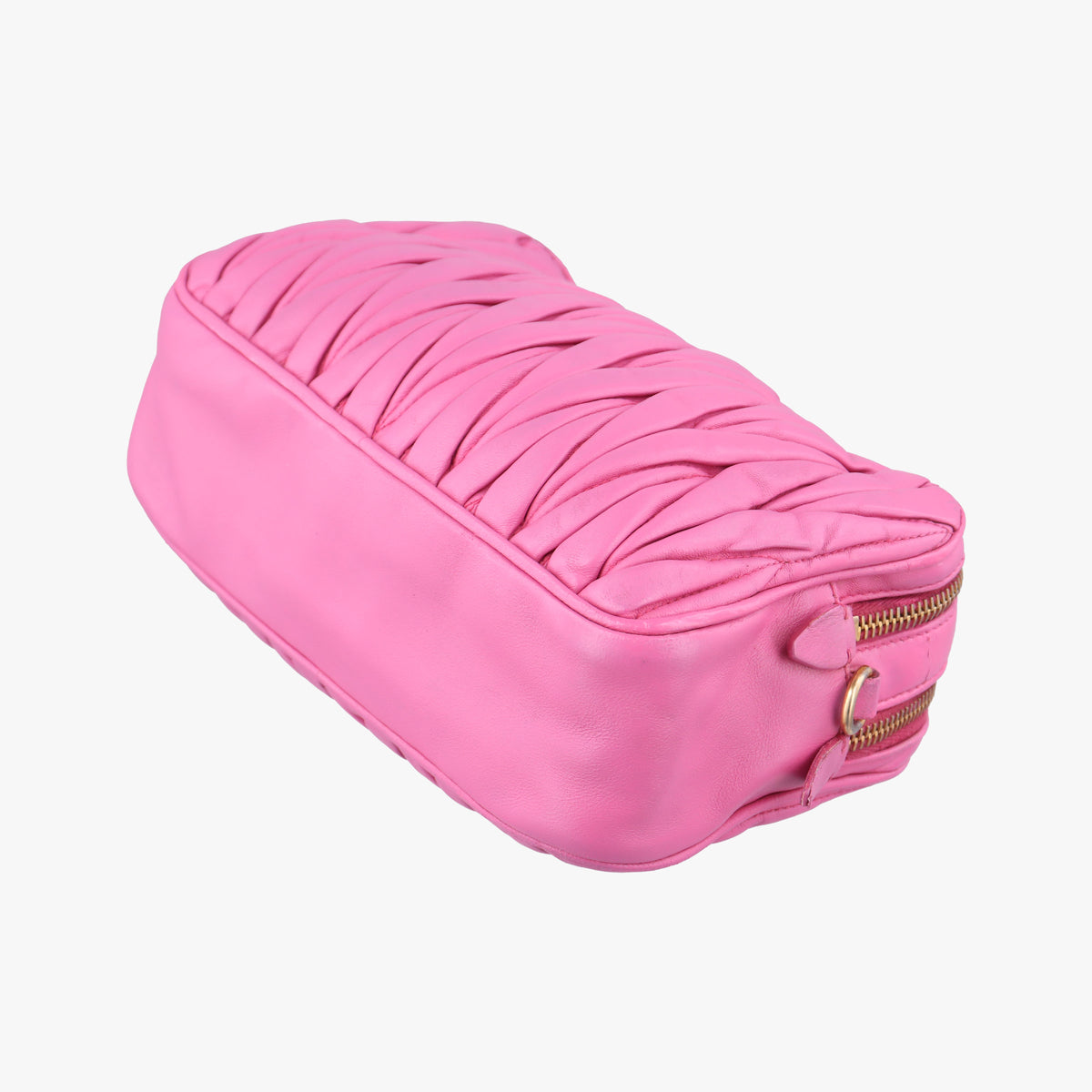Secondhand Miu Miu MATELASSE Pink Leather  shoulderbag | stylenewstar
