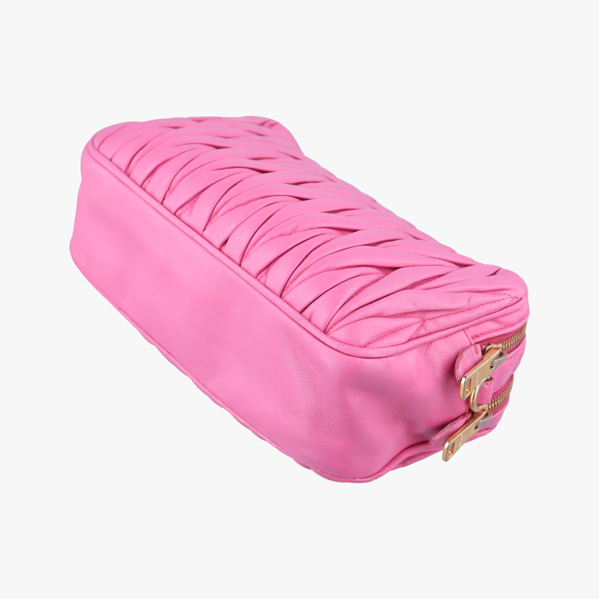Secondhand Miu Miu MATELASSE Pink Leather  shoulderbag | stylenewstar