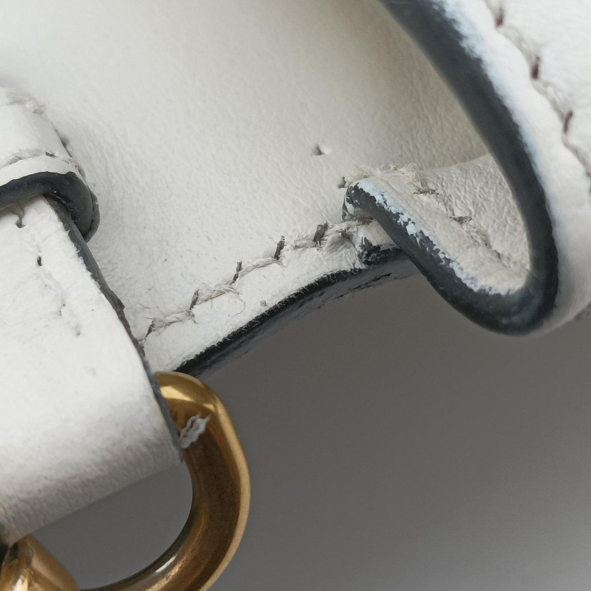 Vintage Prada Cahier White Leather×SAFFIANO Leather 1BL004 shoulderbag | stylenewstar