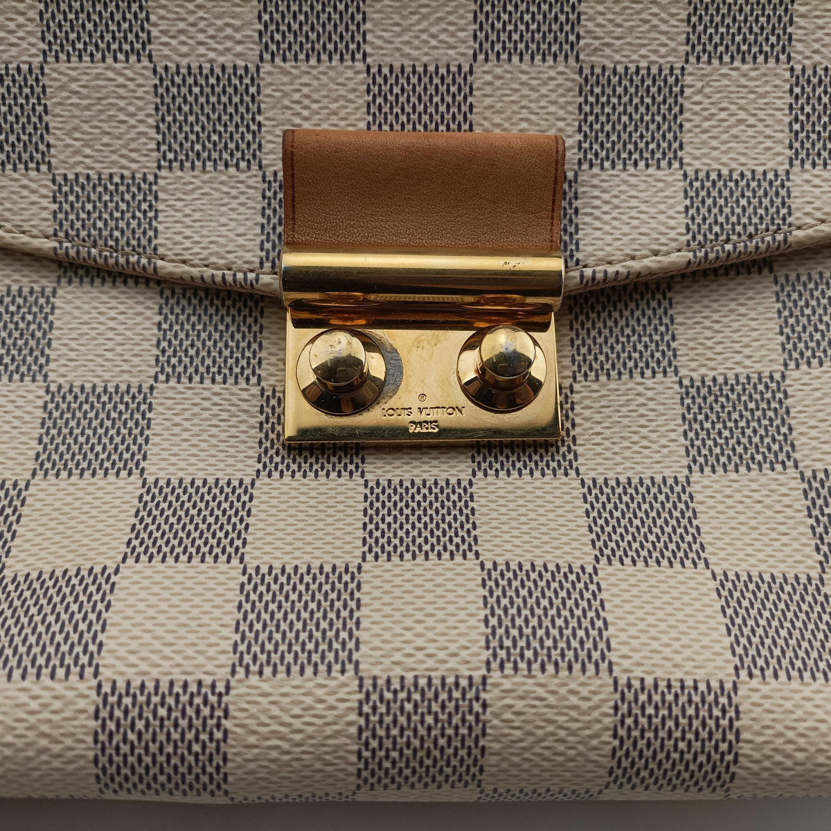 Pre-owned Louis Vuitton CROISETTE Azur Damier Canvas N41581 shoulderbag | stylenewstar