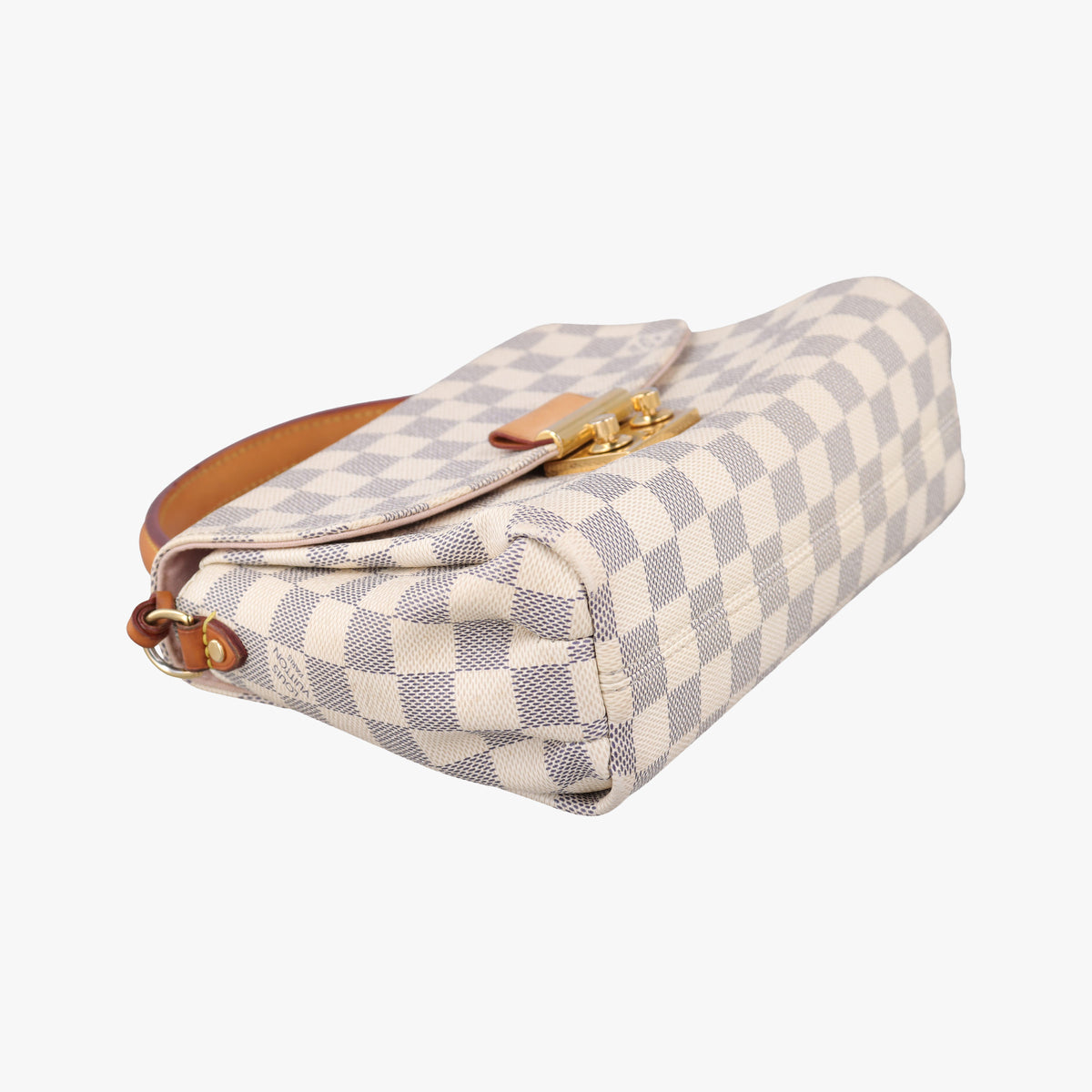 Pre-owned Louis Vuitton CROISETTE Azur Damier Canvas N41581 shoulderbag | stylenewstar
