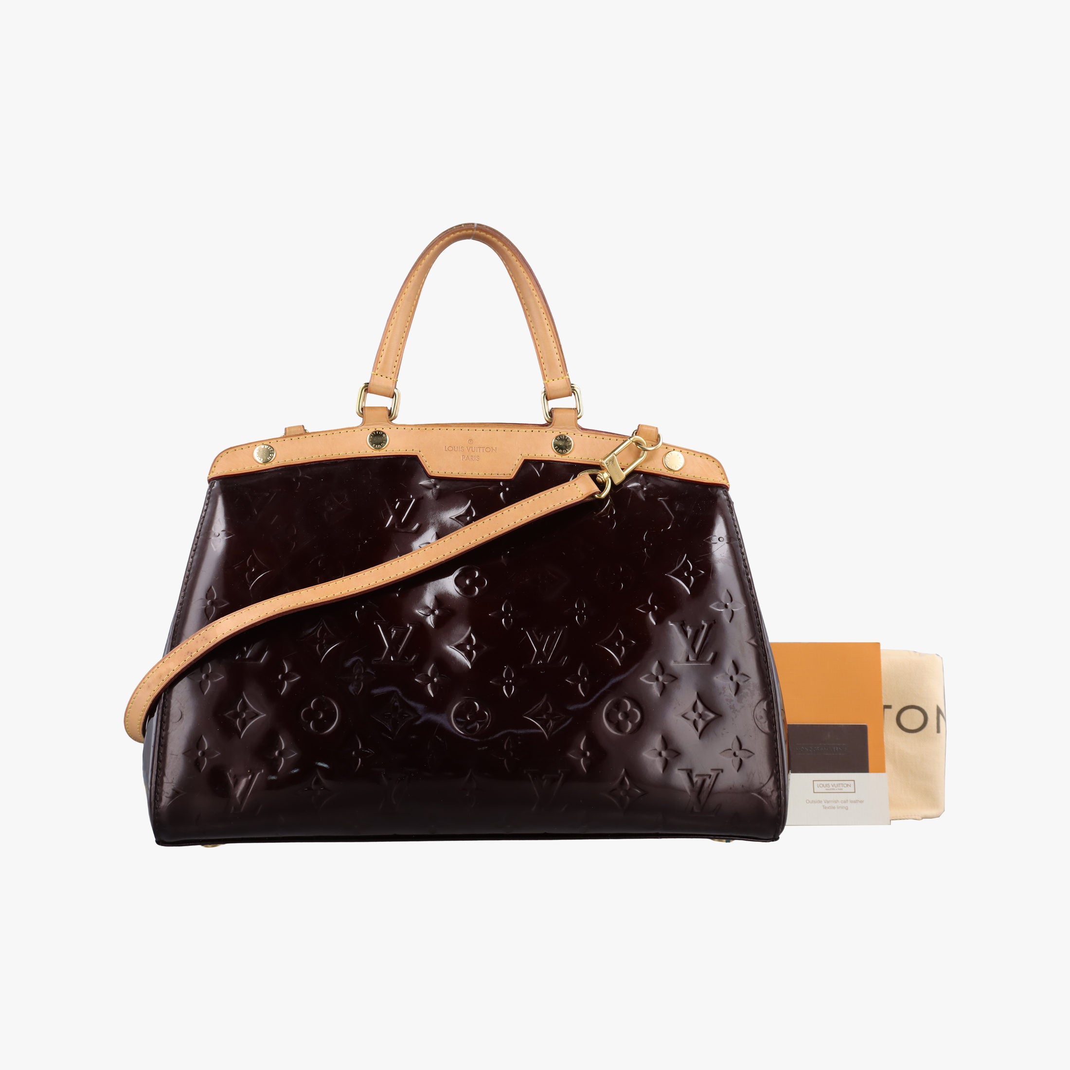 Vintage Louis Vuitton Brea MM AMARANTE Vernis M91619 shoulderbag | stylenewstar
