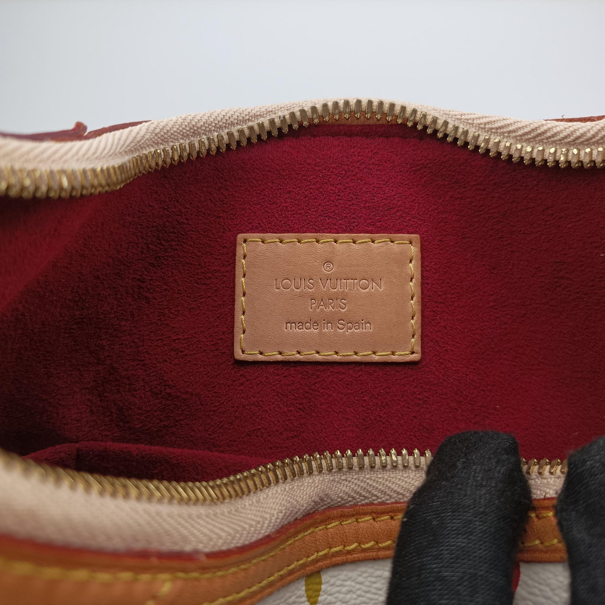 Pre-owned Louis Vuitton GRETA white Monogram Multicolor M40195 shoulderbag | stylenewstar