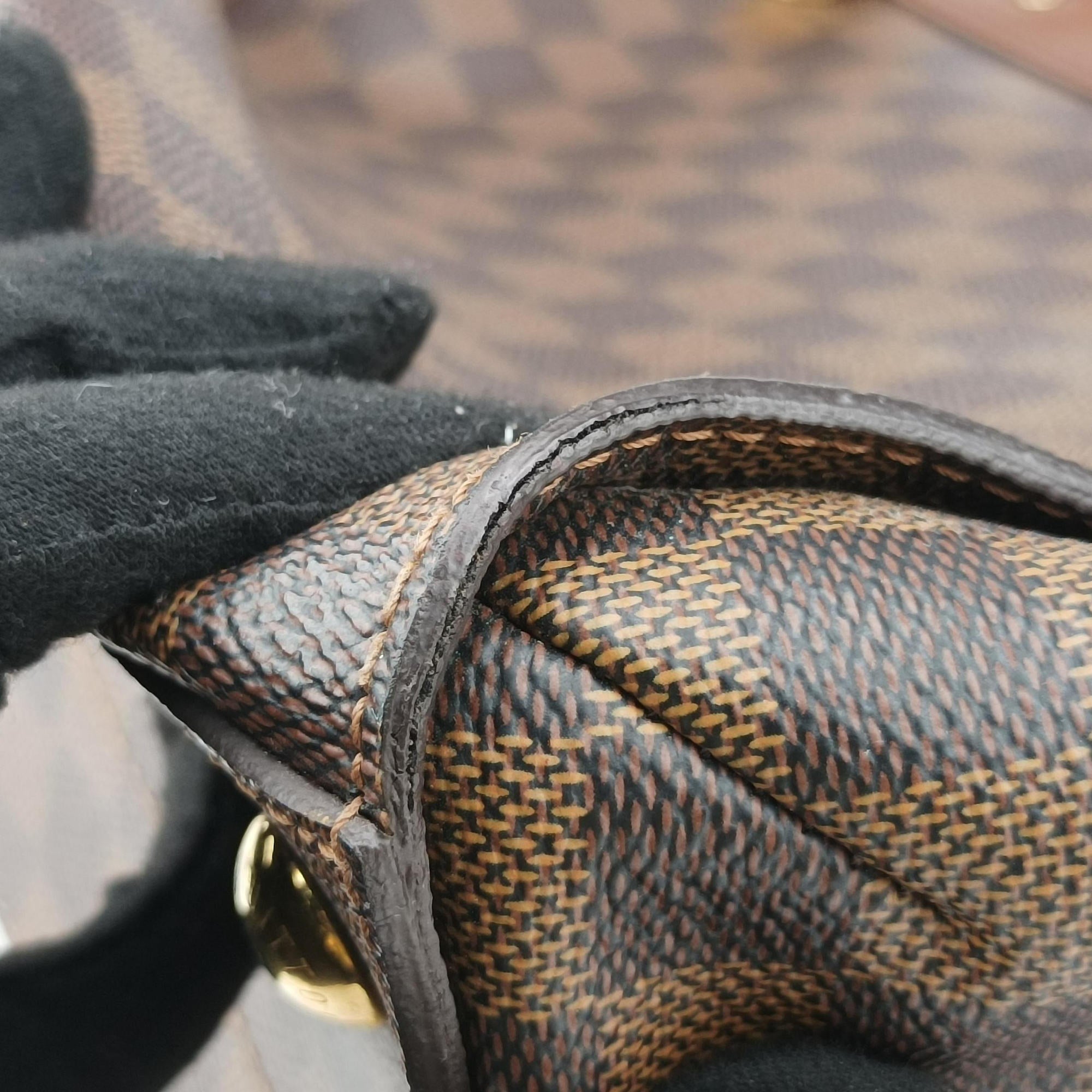 Pre-owned Louis Vuitton GREENWICH EBENE Damier Canvas N41337 shoulderbag | stylenewstar