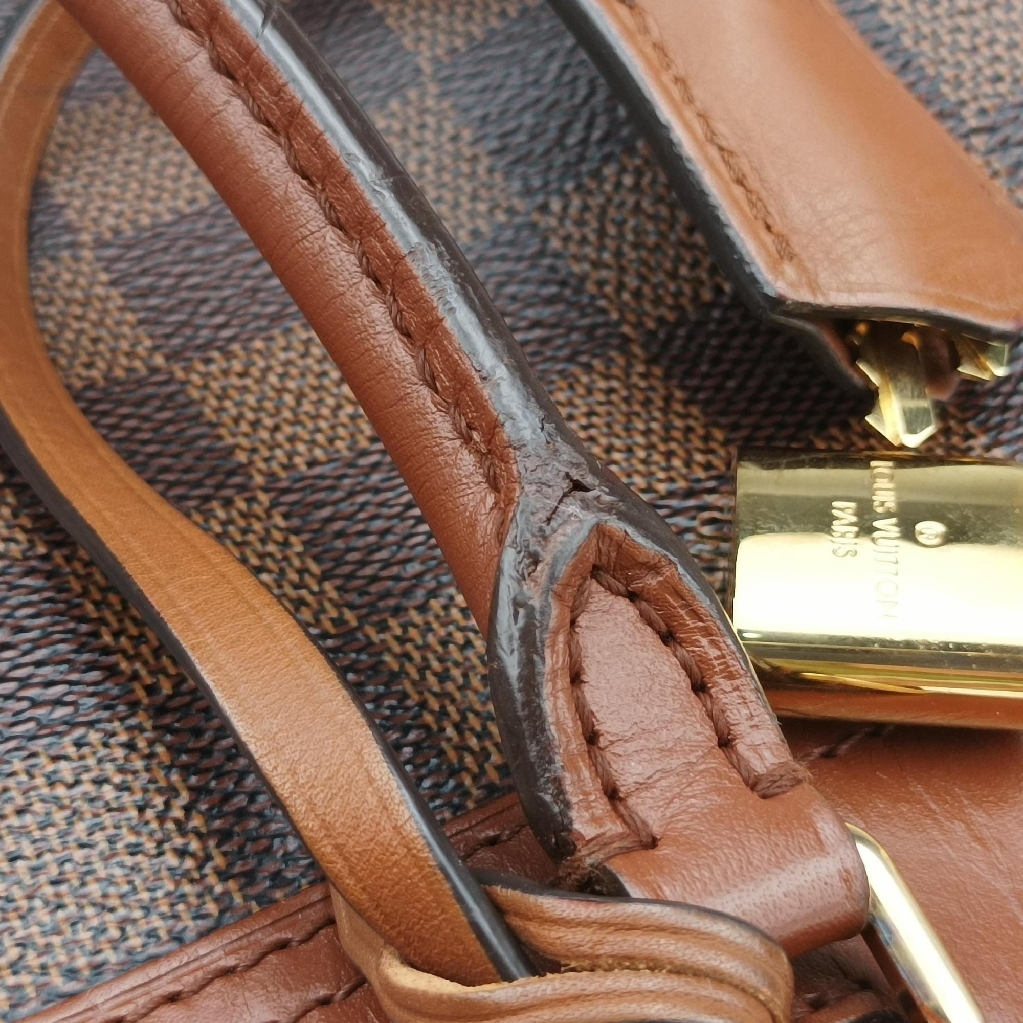 Pre-owned Louis Vuitton GREENWICH EBENE Damier Canvas N41337 shoulderbag | stylenewstar