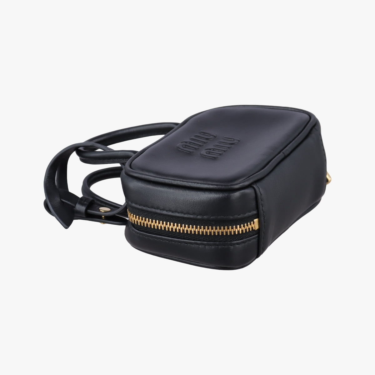 Secondhand Miu Miu Beau Black Leather  handbag | stylenewstar