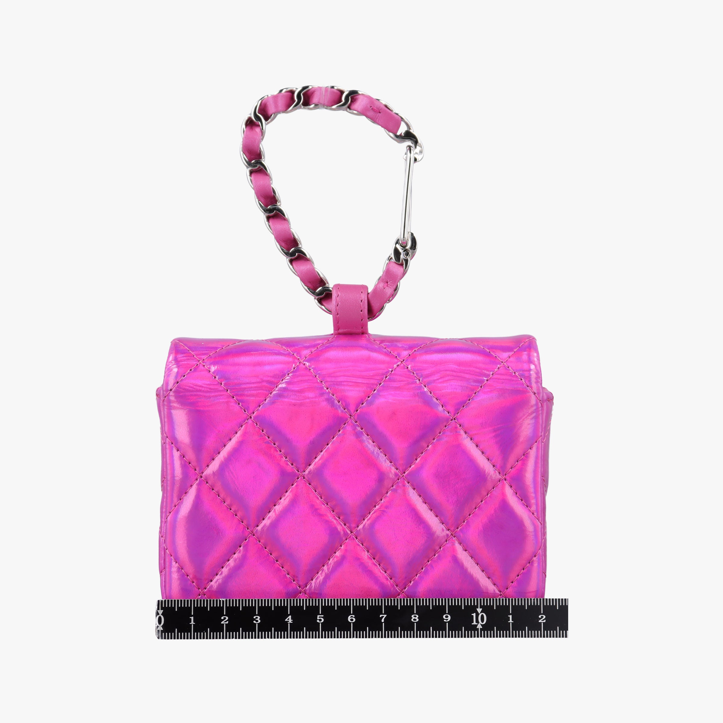 Vintage Chanel Matelasse CC Years Gift Rose Patent Leather CD0154 handbag | stylenewstar
