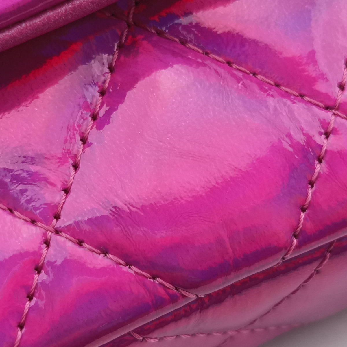 Vintage Chanel Matelasse CC Years Gift Rose Patent Leather CD0154 handbag | stylenewstar