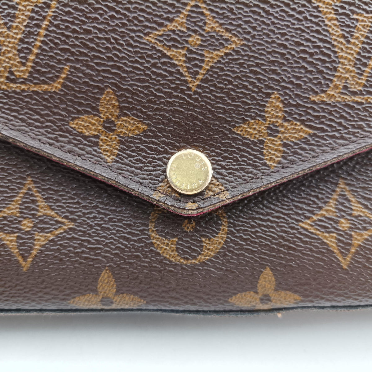 Pre-owned Louis Vuitton Pochette Felicie Brown Monogram Canvas M61276 shoulderbag | stylenewstar
