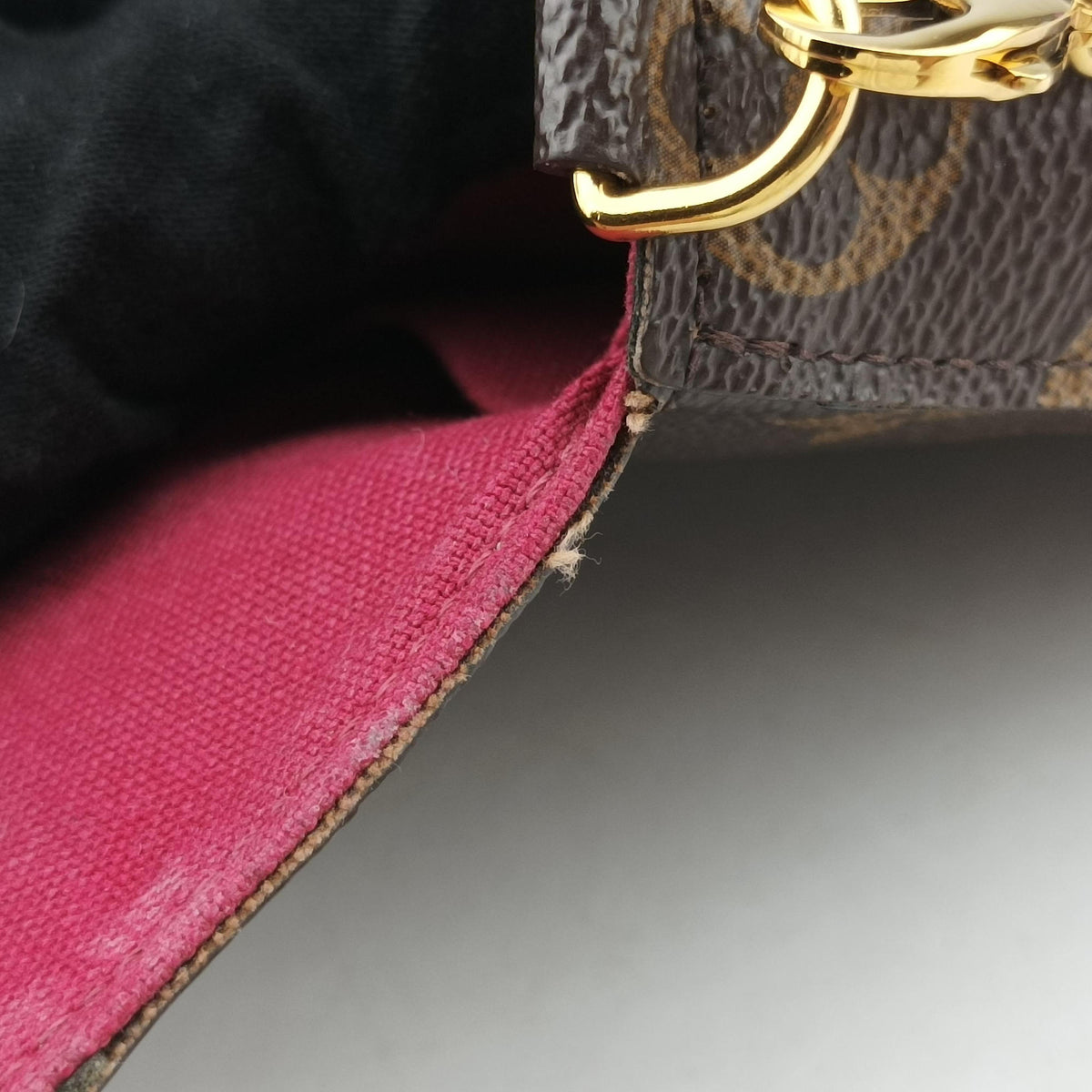 Pre-owned Louis Vuitton Pochette Felicie Brown Monogram Canvas M61276 shoulderbag | stylenewstar