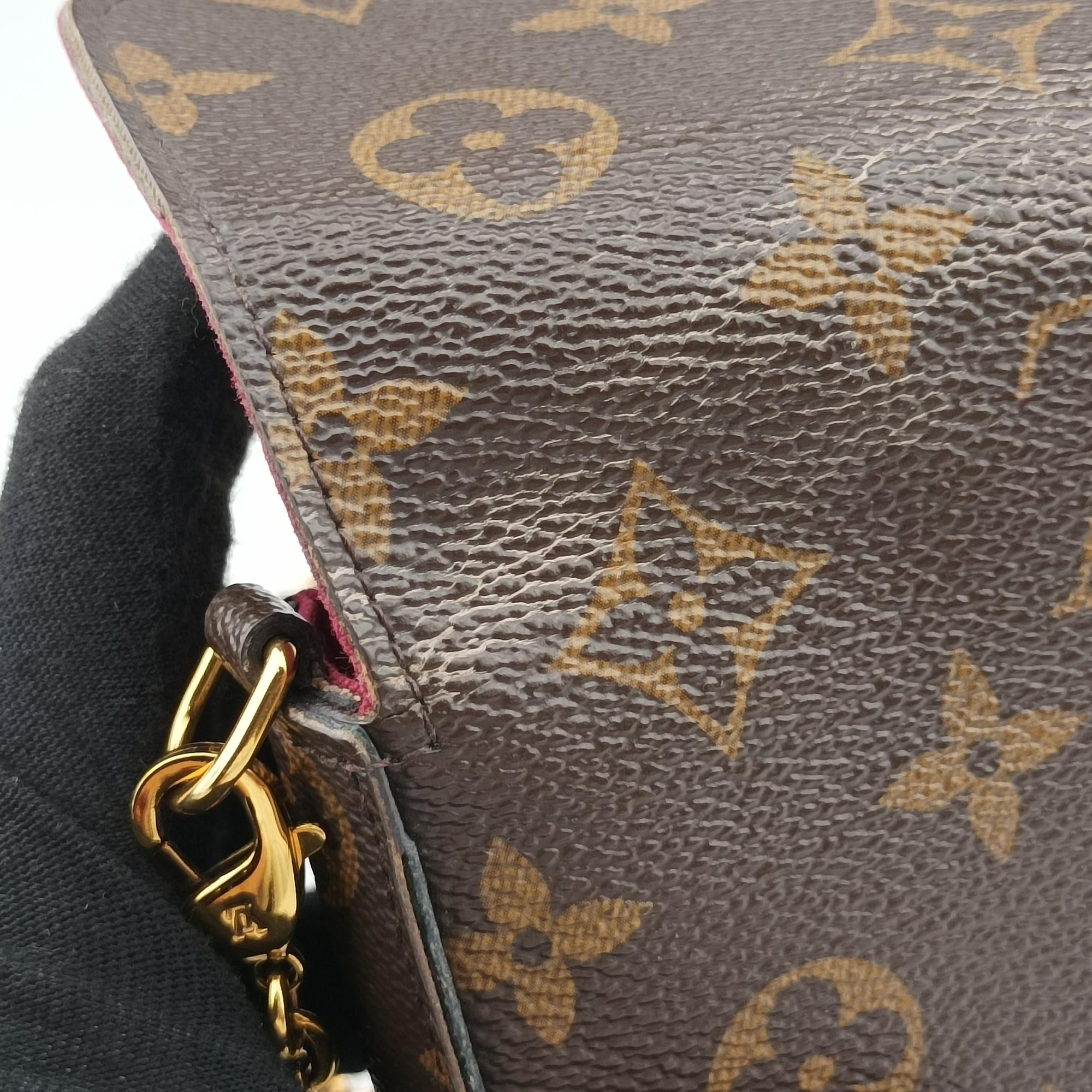 Secondhand Louis Vuitton Pochette Felicie Brown Monogram Canvas M61276 shoulderbag | stylenewstar