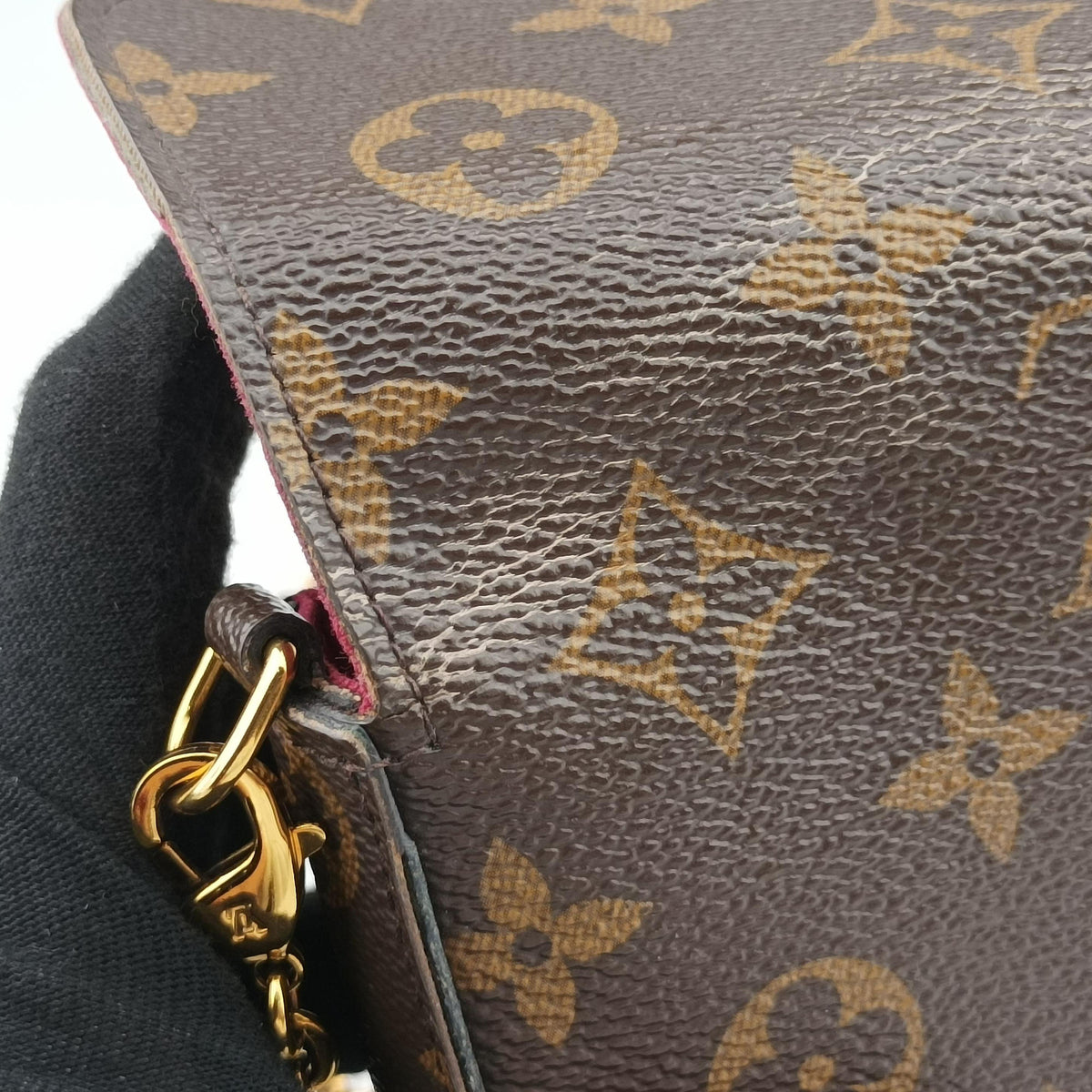 Pre-owned Louis Vuitton Pochette Felicie Brown Monogram Canvas M61276 shoulderbag | stylenewstar