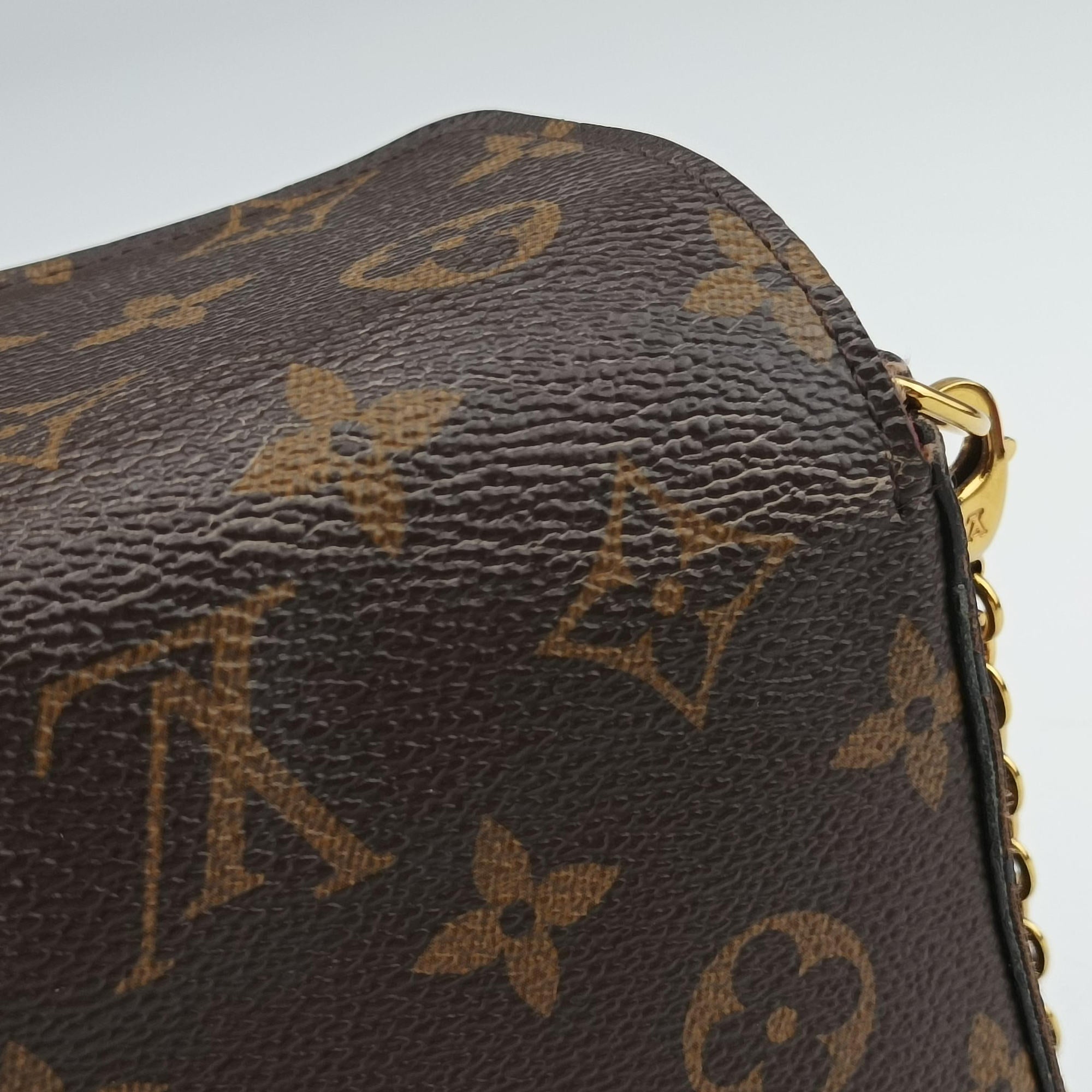 Secondhand Louis Vuitton Pochette Felicie Brown Monogram Canvas M61276 shoulderbag | stylenewstar